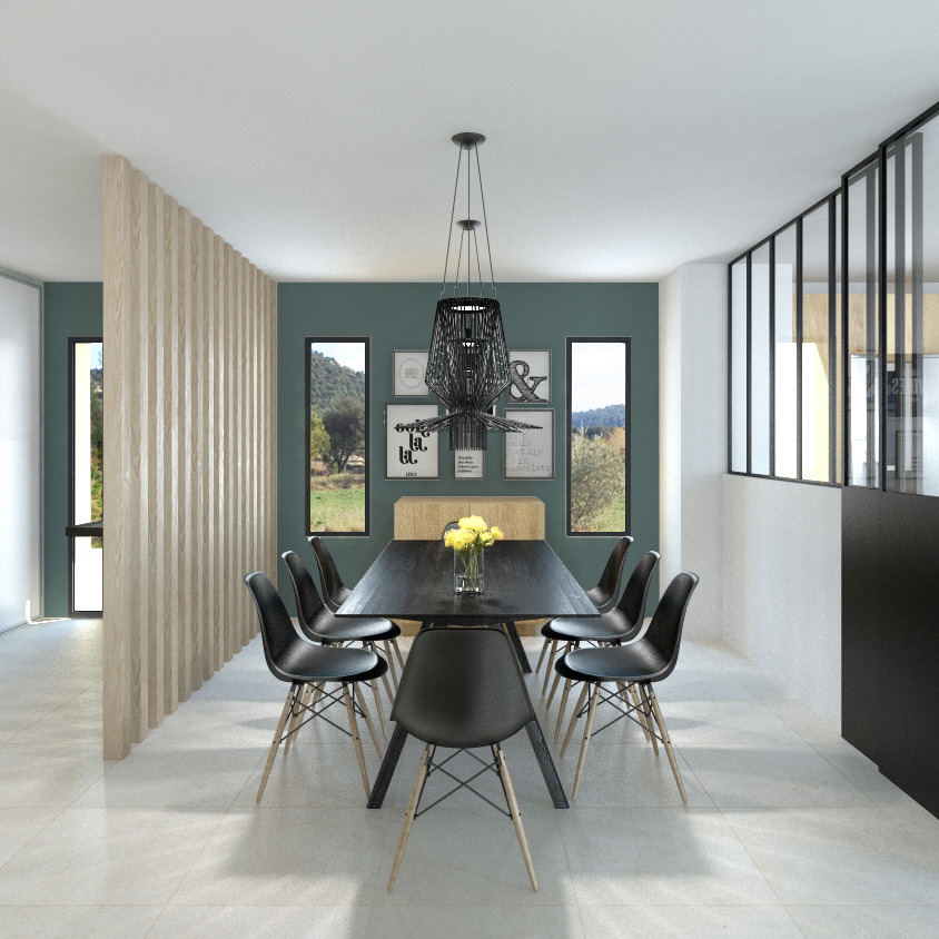 Lubéron 生态区现代生物气候住宅-11