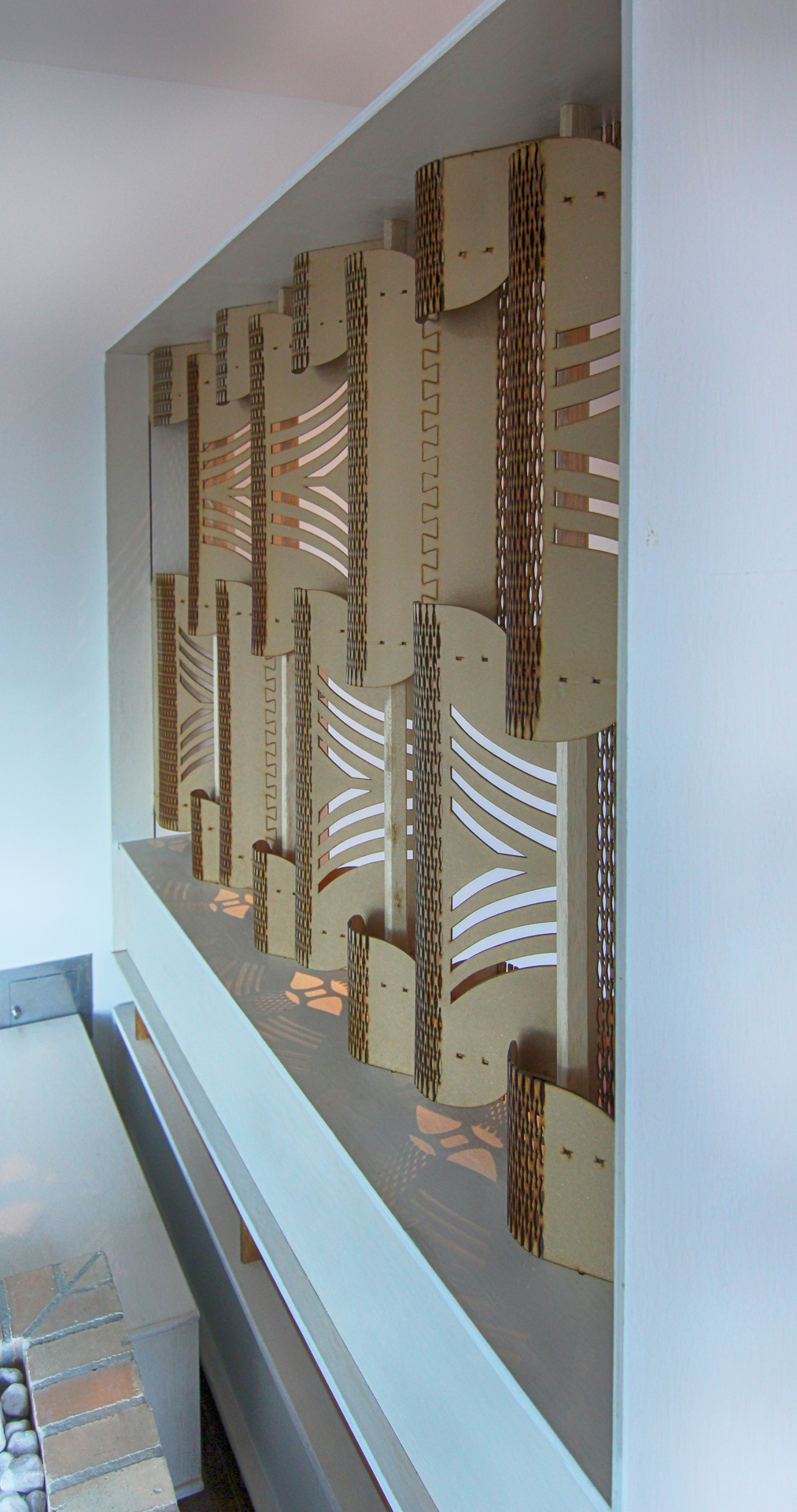 激光切割木质隔断家具设计-3