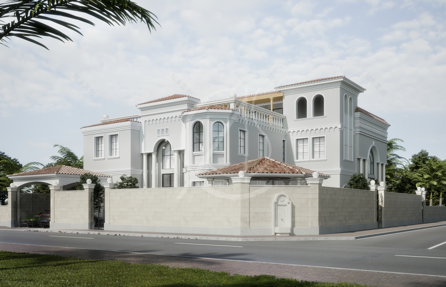 融合阿拉伯与地中海风情的现代住宅设计-7