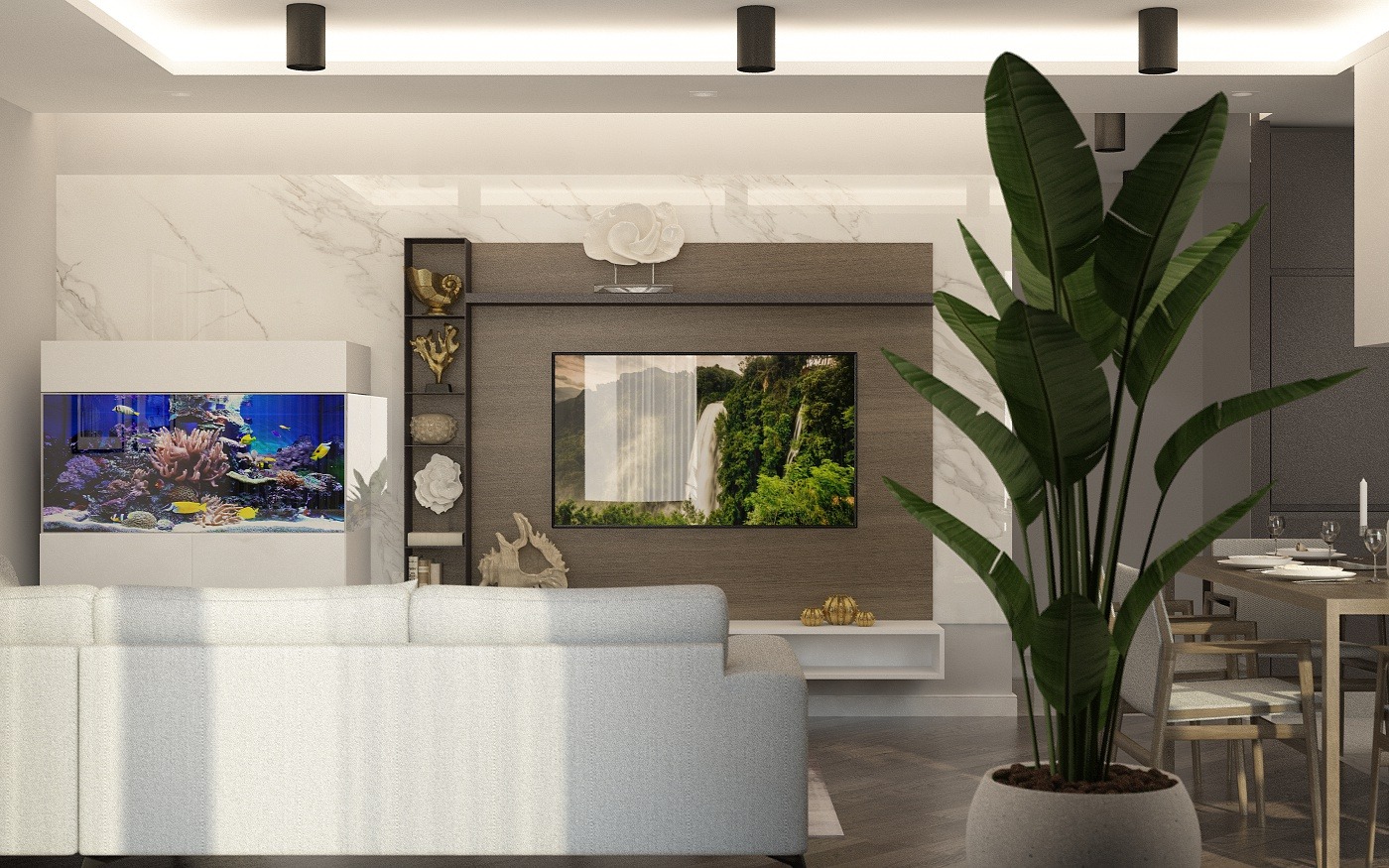 2019 年陶瓷风格定制家具室内设计案例-1