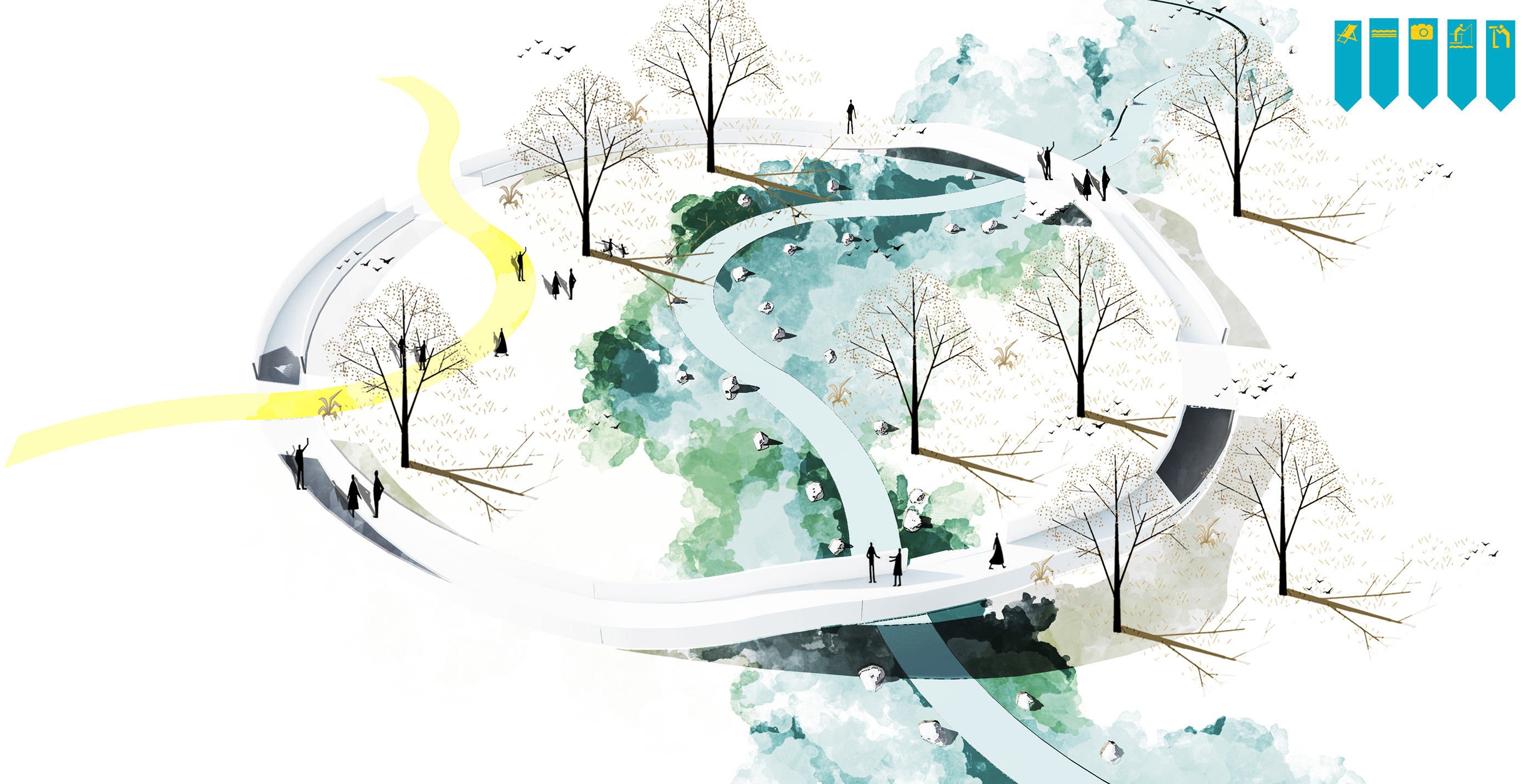 波兰 Toruń城堡滨水区改造 | 滨水景观与历史遗迹的和谐融合-14