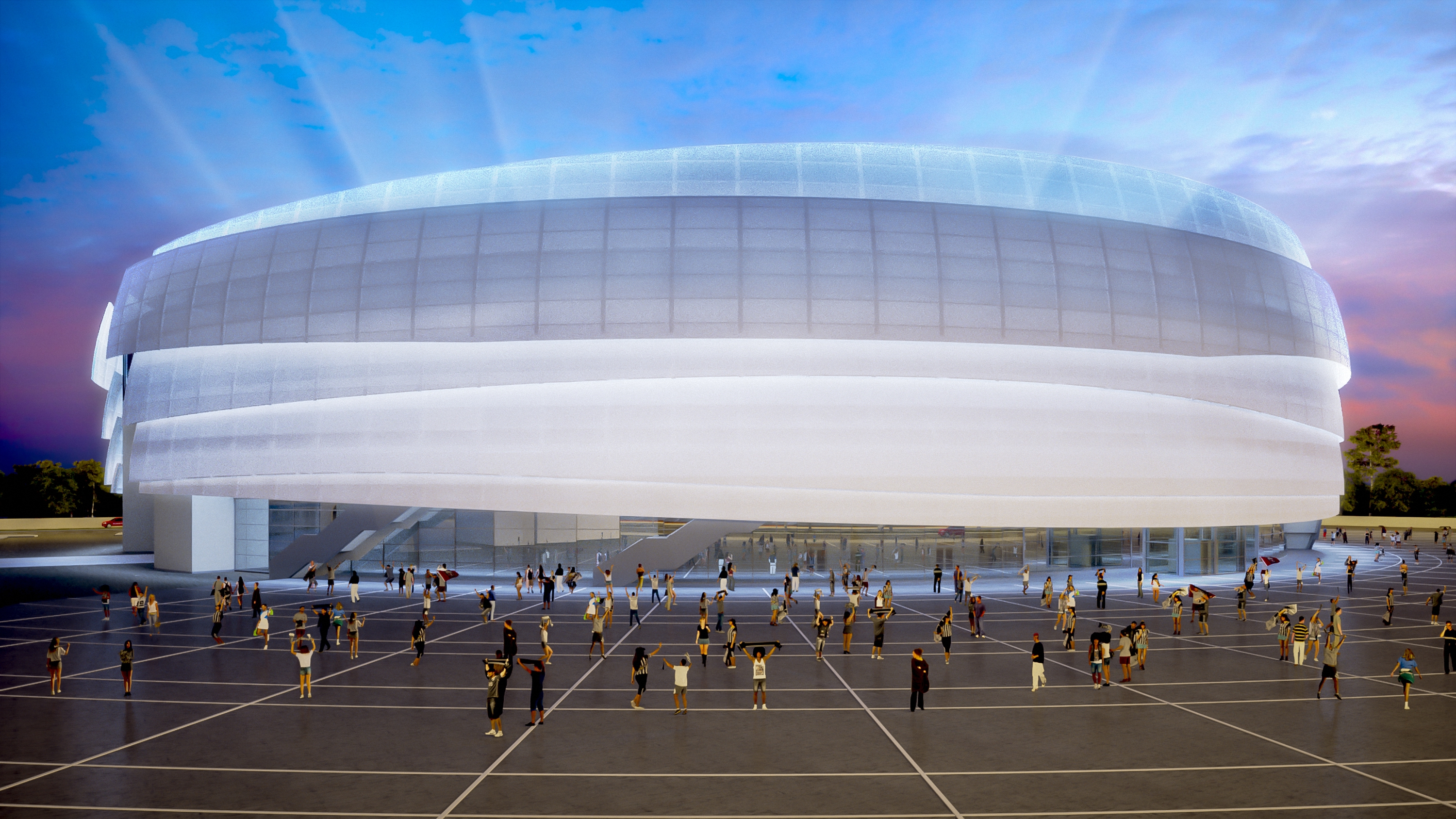 巴西里约热内卢桑巴舞庆典广场多功能运动场馆设计-3