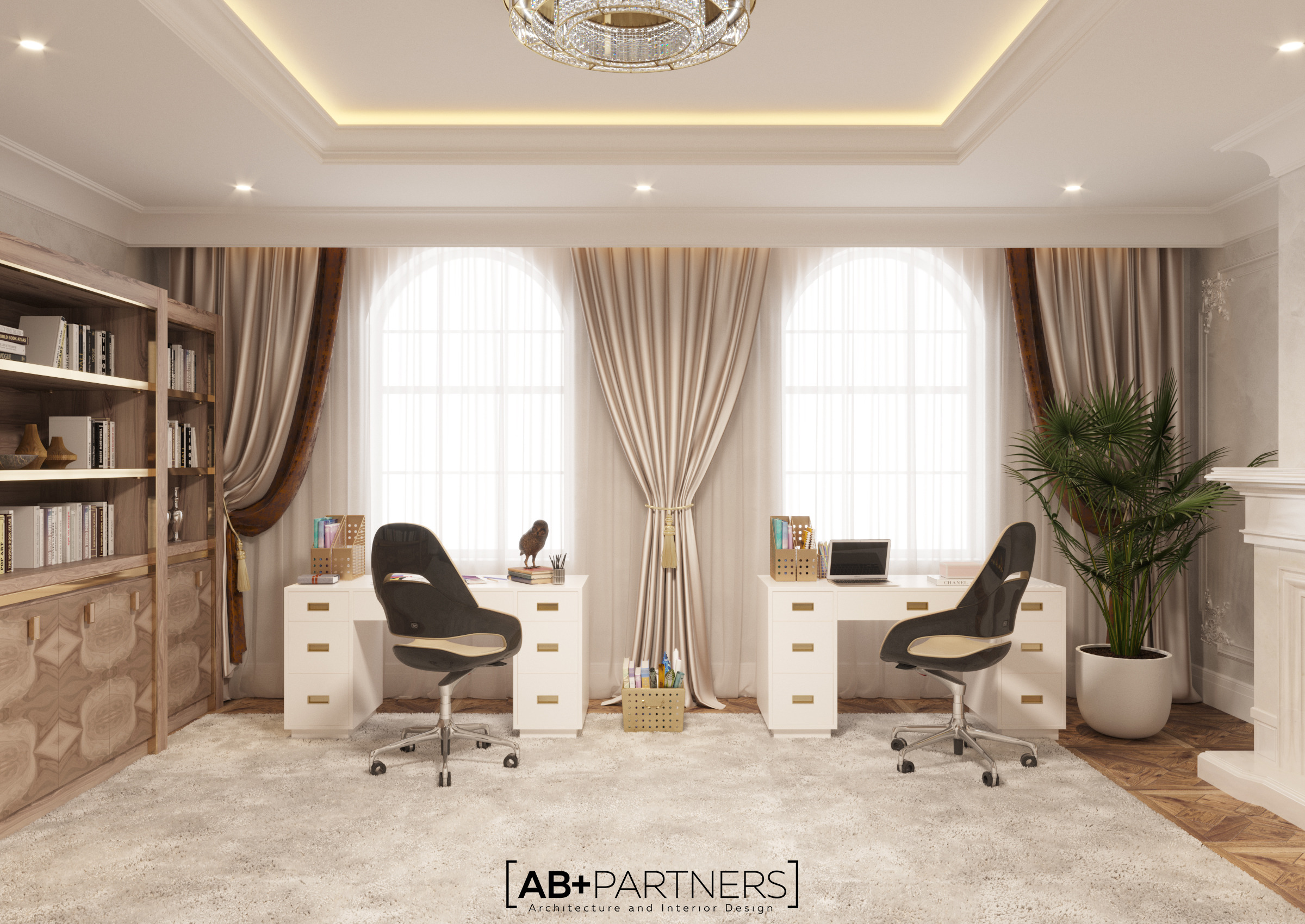 伦敦豪华别墅现代奢华室内设计-17