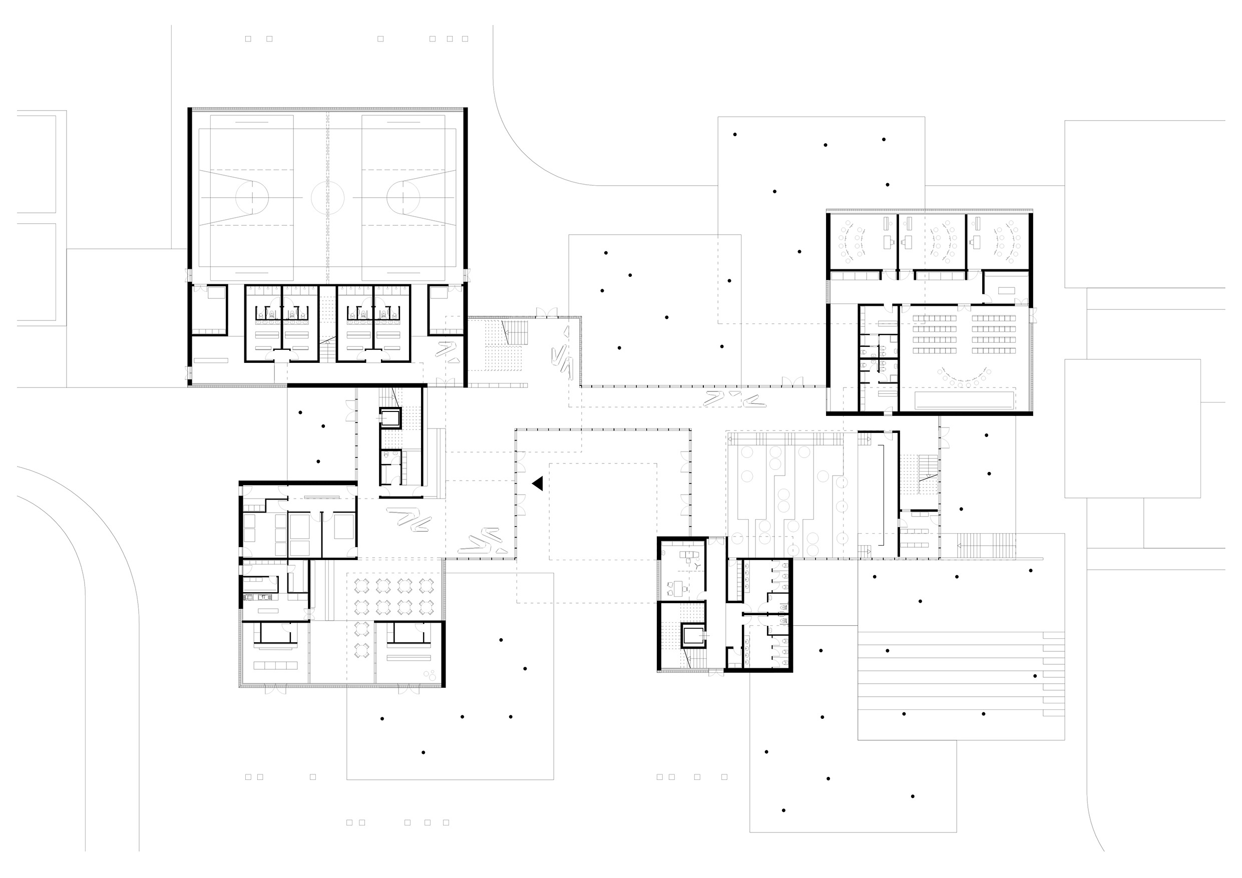 创新校园设计,融入自然与学习社区-9