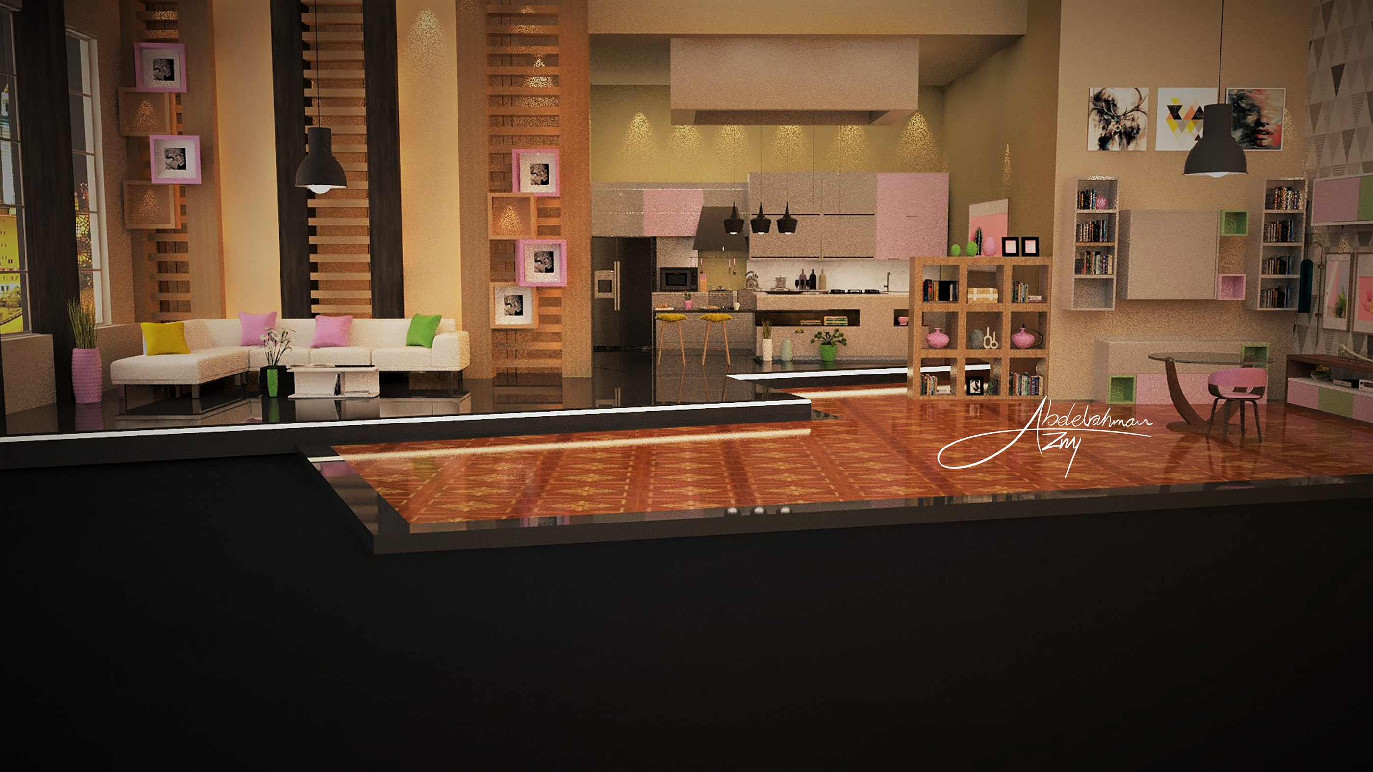 聚焦空间设计 | Abdelrhman Azmy 的电视谈话秀-4