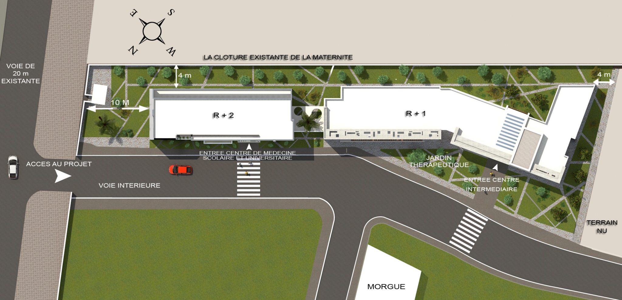 和谐共生的医疗教育中心设计-2