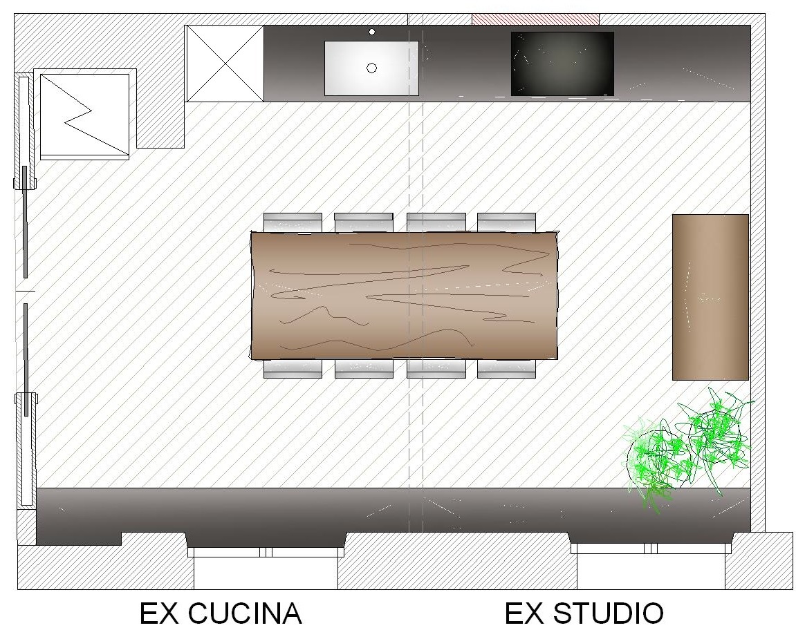2017 年公寓室内设计案例 | 厨房与书房一体化改造-25