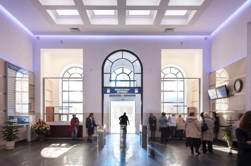 乌克兰斯洛伐茨克火车站室内设计案例分析-19