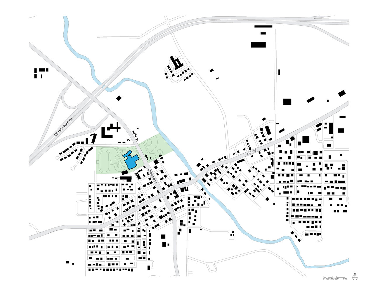 爱荷华州农村校园扩建，城市与乡村视觉对话-30