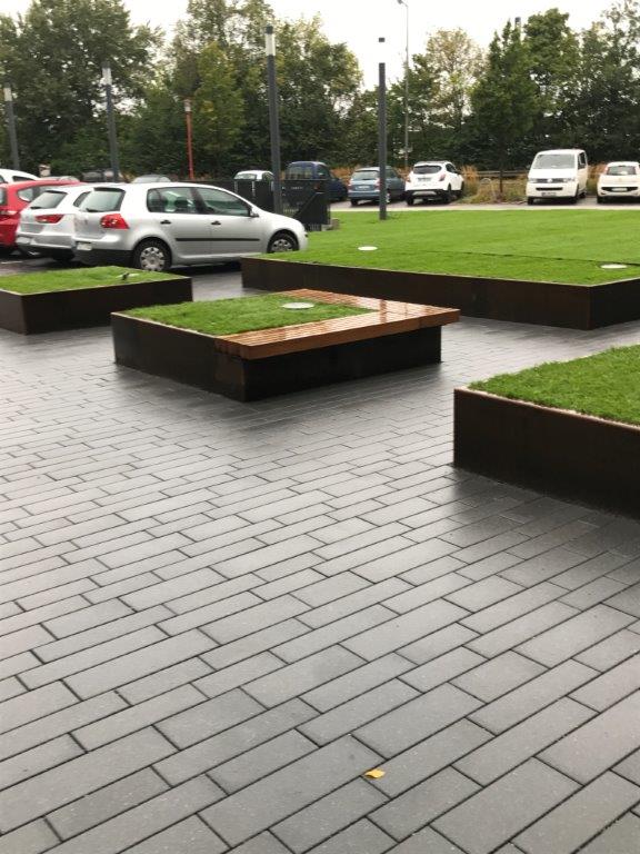 城市公共空间家具设计 · 多功能公共座椅与自行车架-7