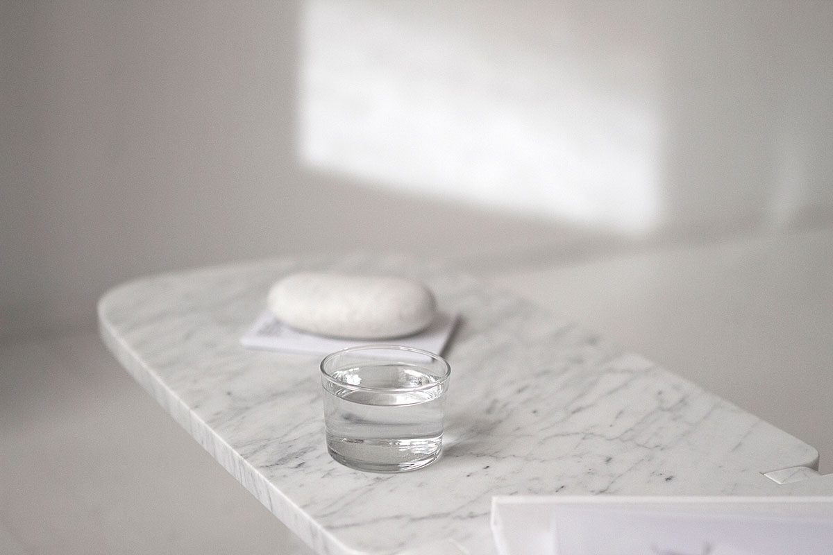 大理石拼接无螺丝桌子 设计巧妙-8