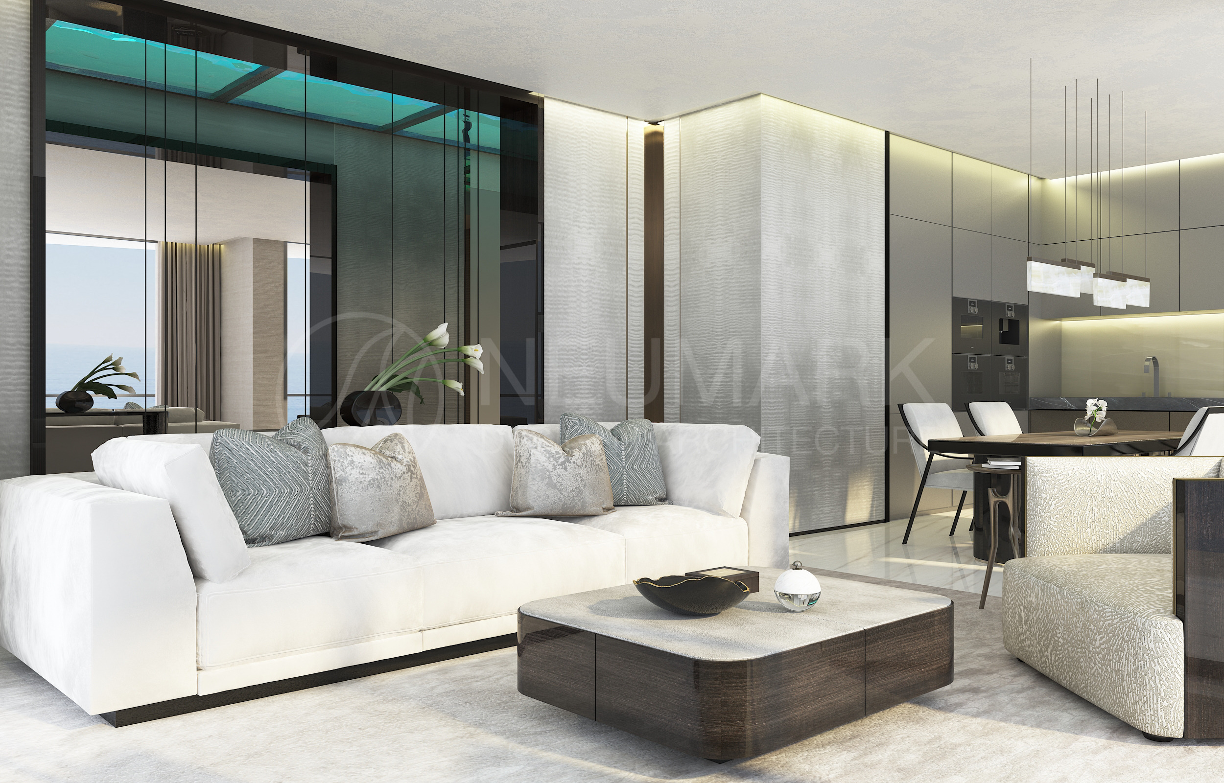 摩纳哥 Cap Estel 别墅 | 精致单家庭住宅室内设计-2