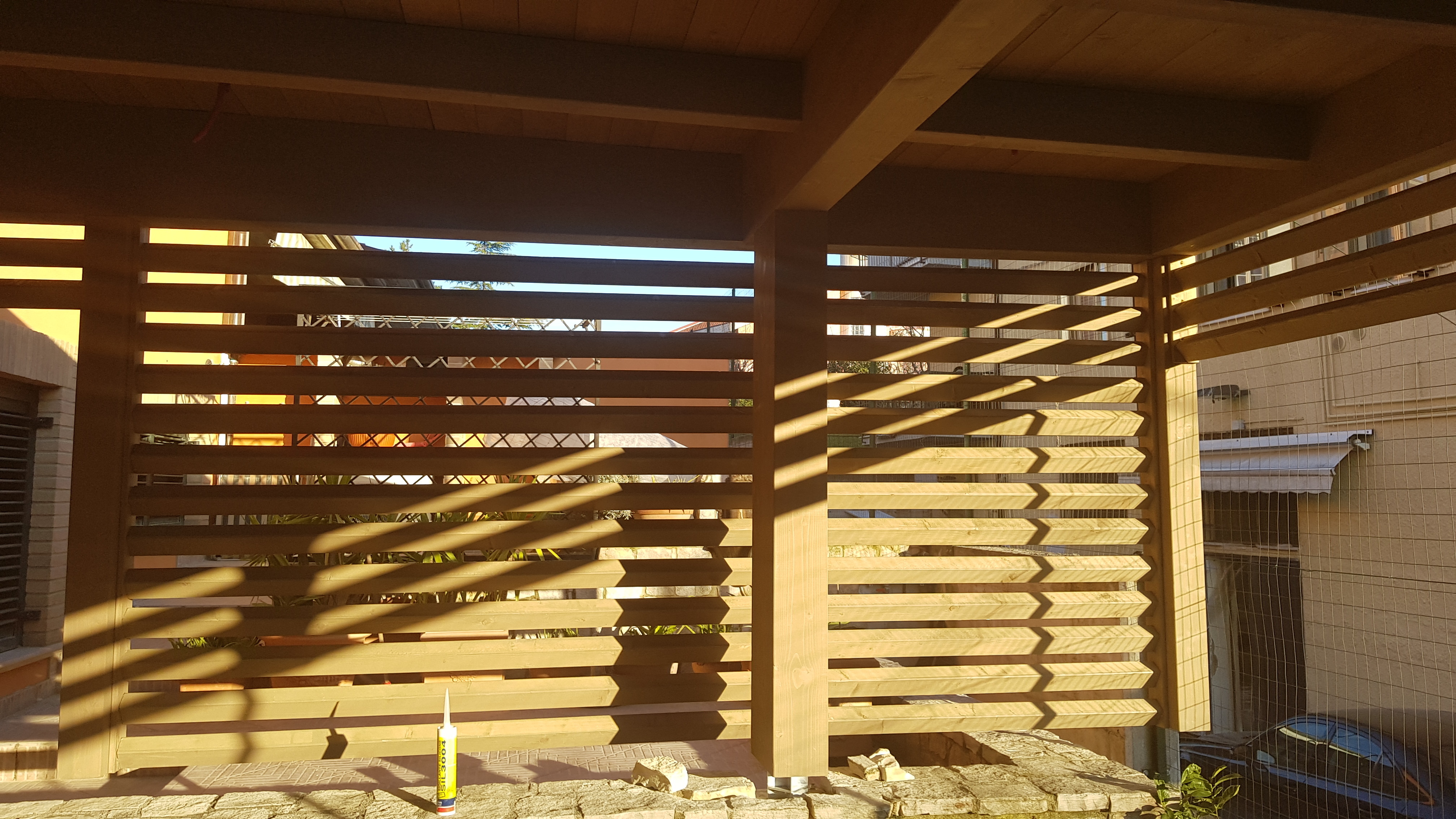 2019 年完成的独立住宅木结构顶部设计-13