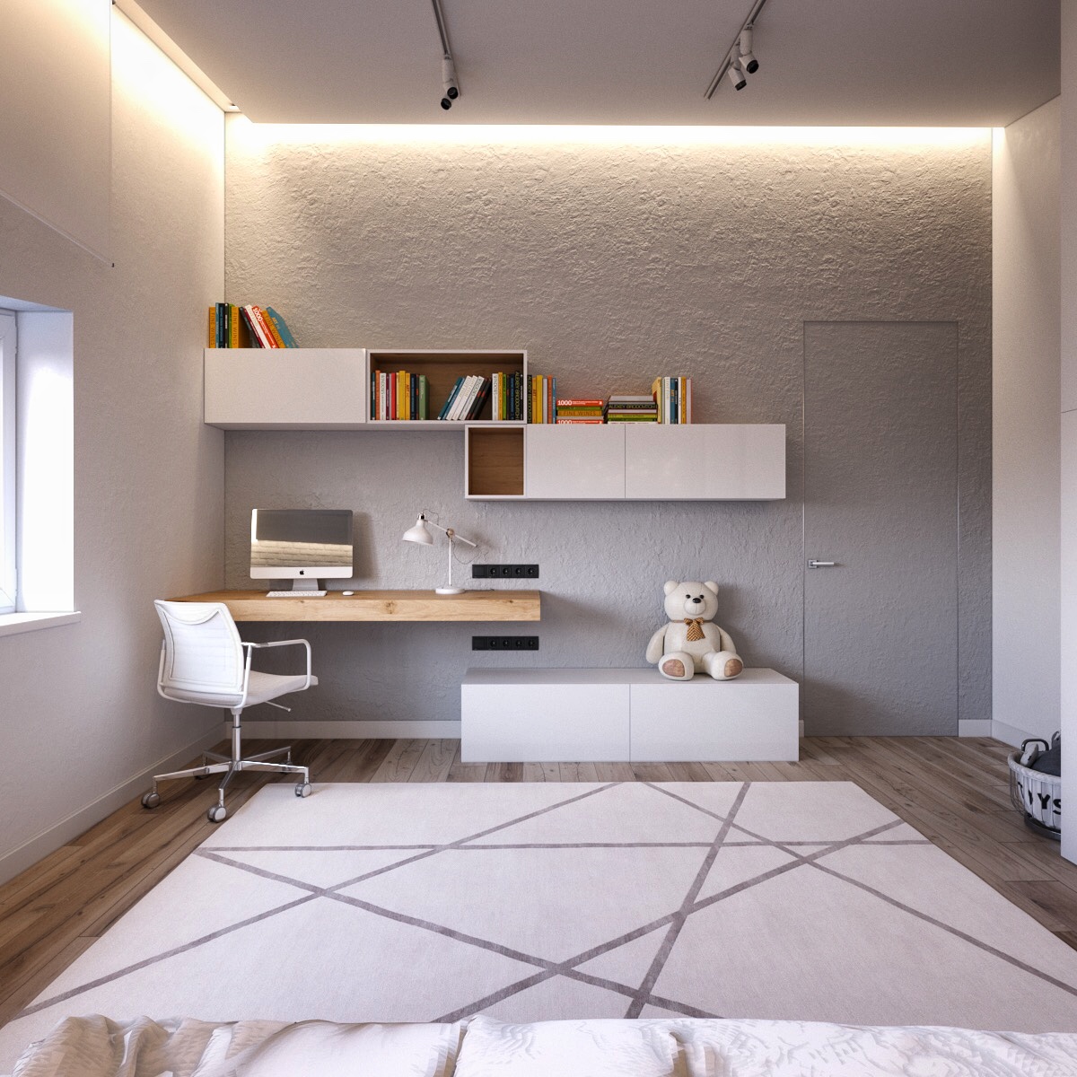 乌克兰极简私人住宅设计-53