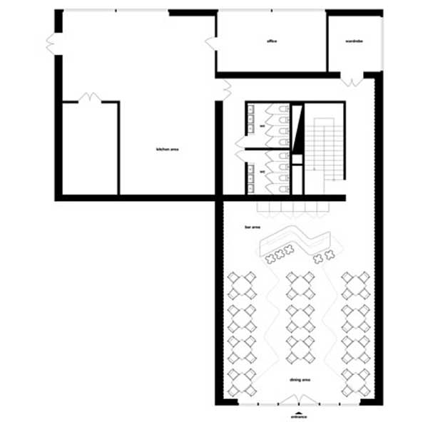 花朵形状装饰的Hollow餐厅-6