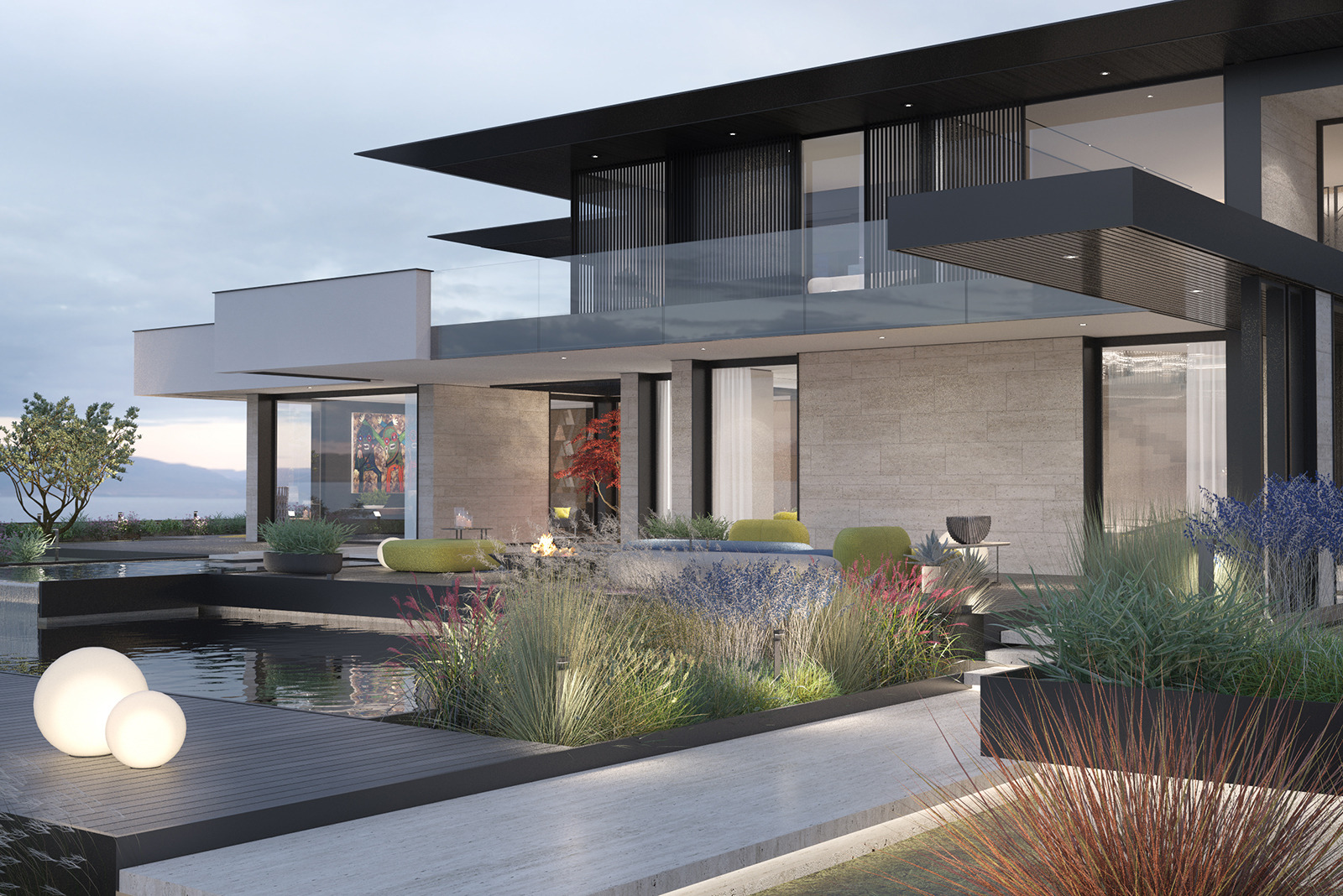 奥地利现代别墅设计与艺术融合-107