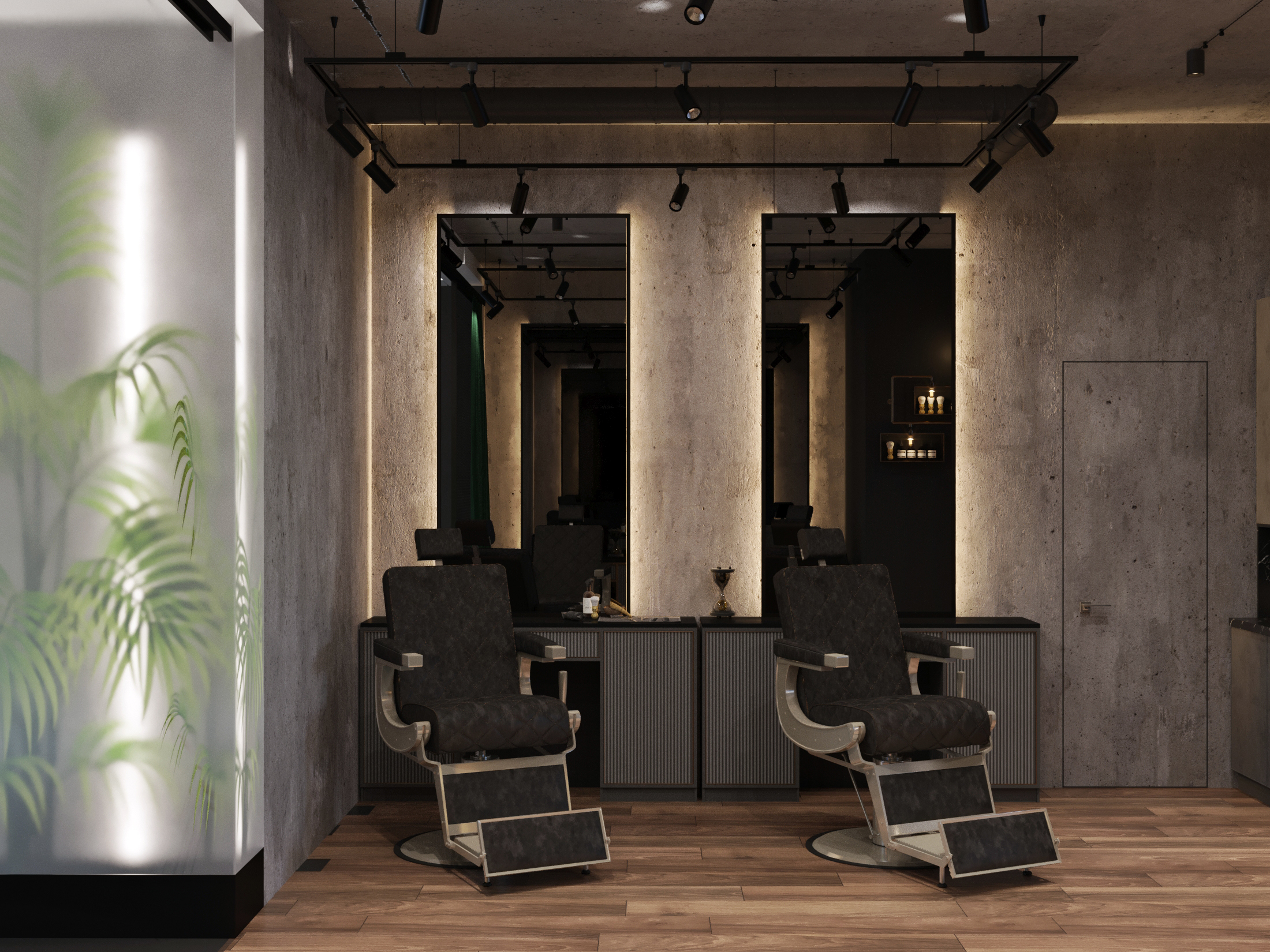 Interior design Barbershop-6