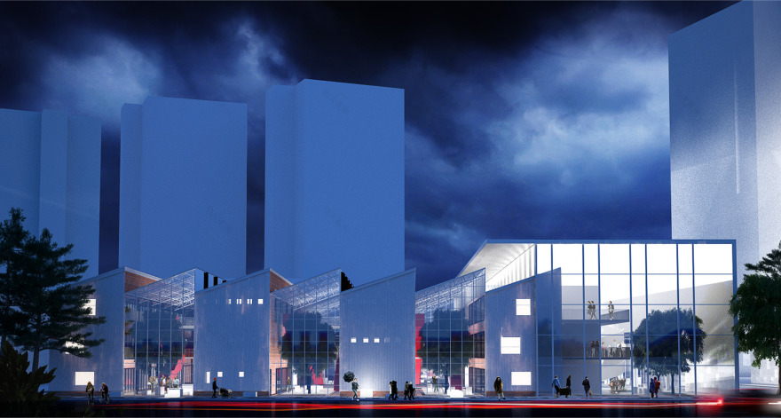 重塑工业遗址,绿色环保办公楼设计-0