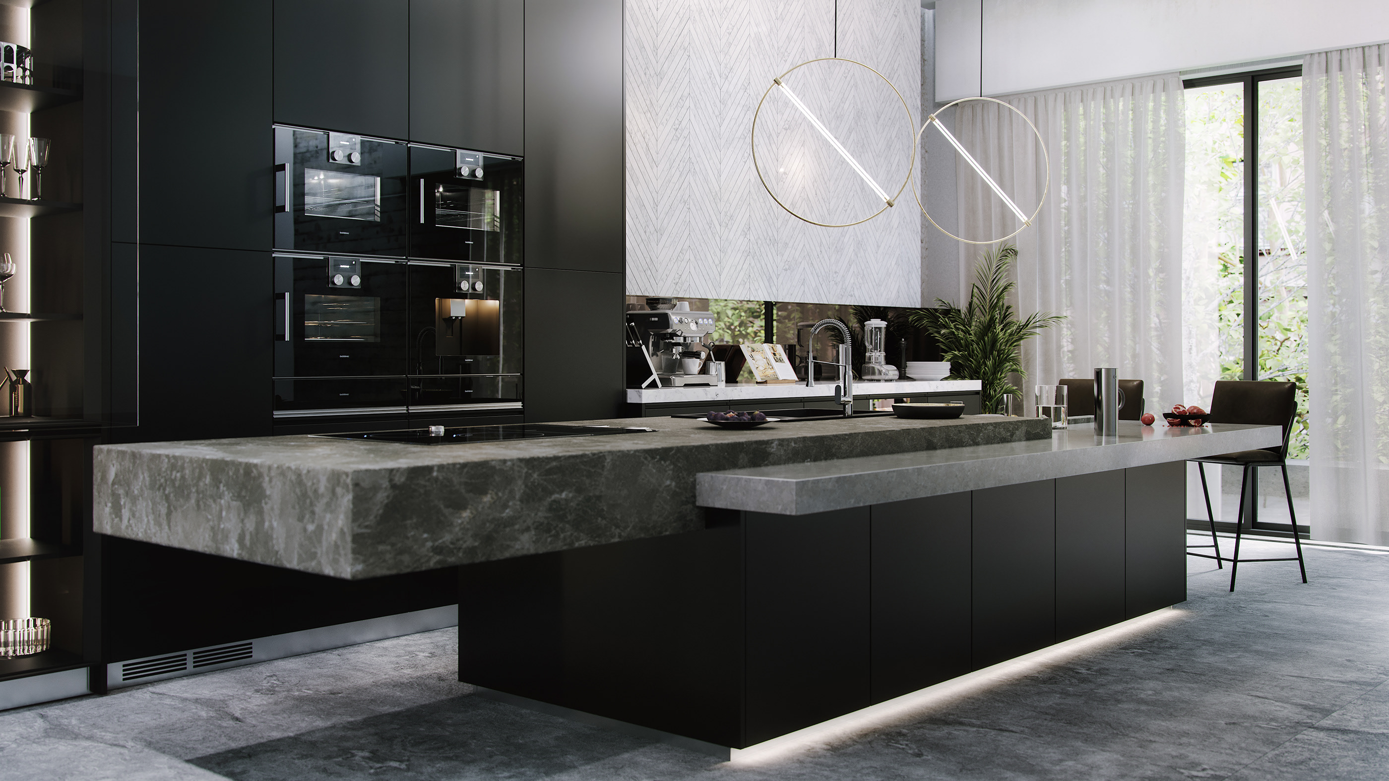 顶层豪华厨房-1