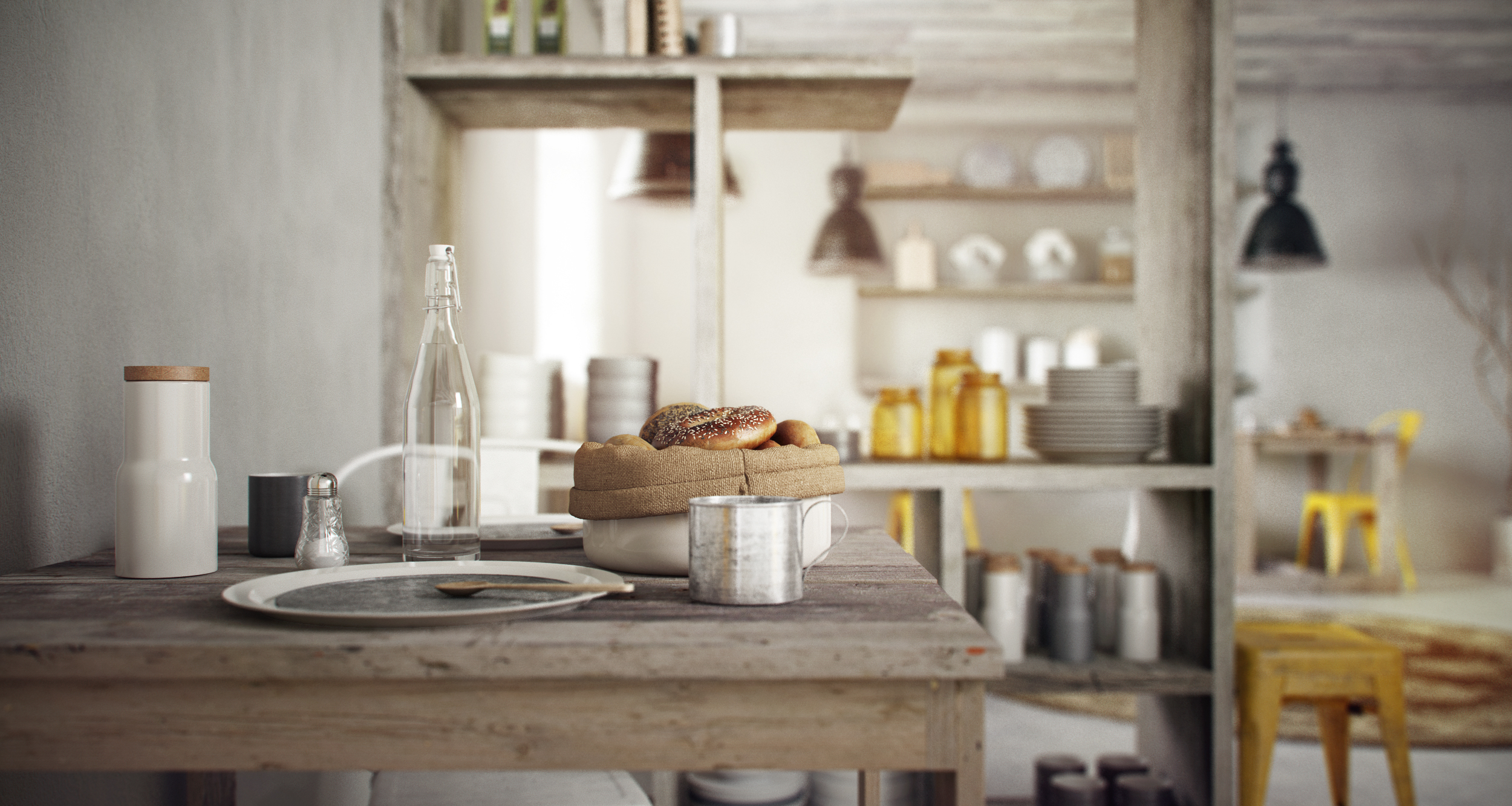 北欧风情餐厅，极简设计魅力无限-3