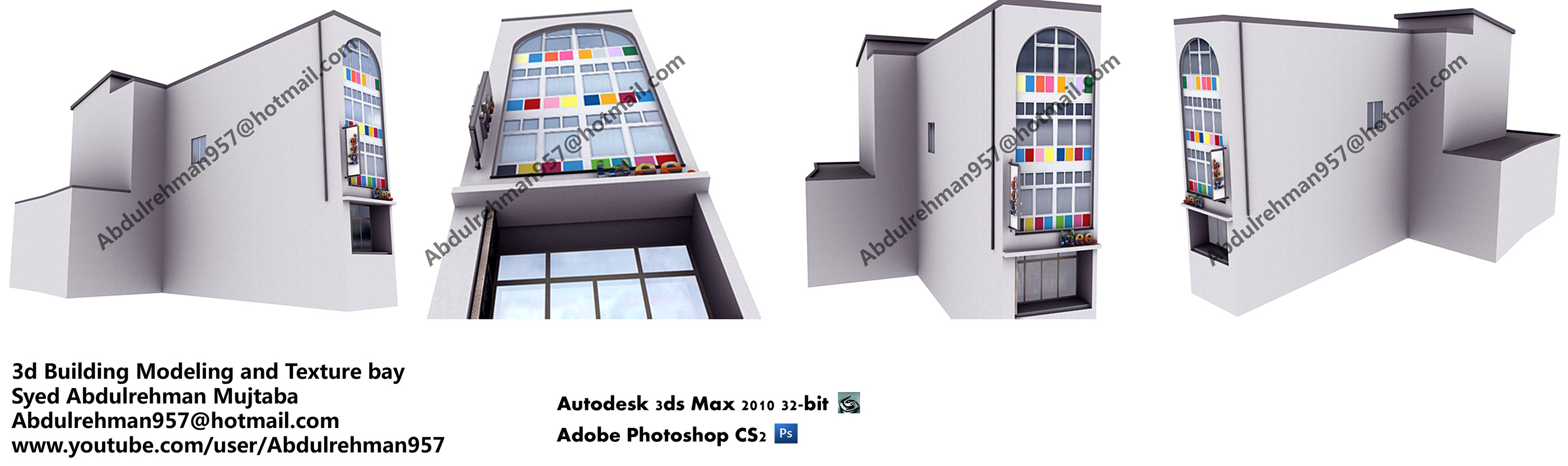 3d Exterior Office Buildings & Shopping Malls-8