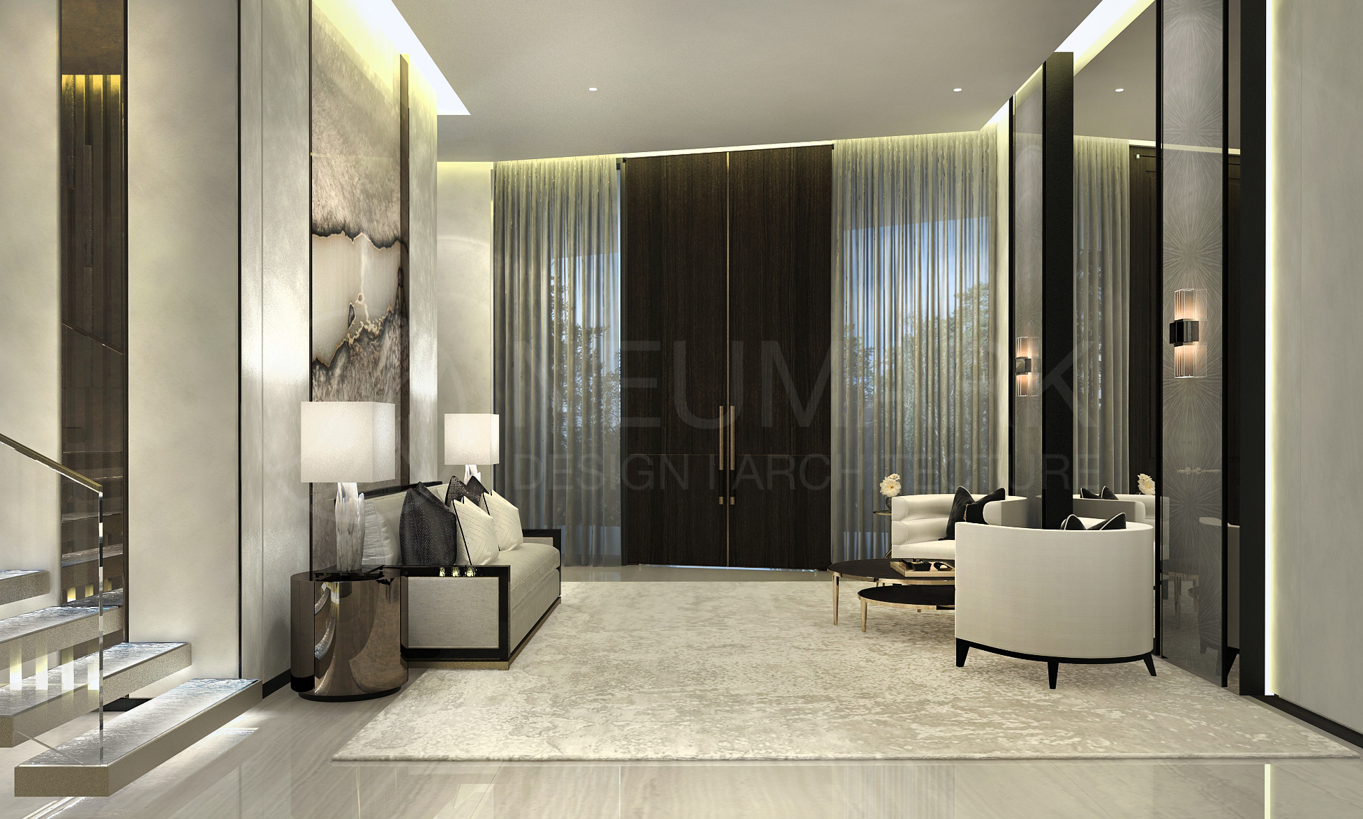 莫斯科 Barvikha 区 1800 平方米现代豪华别墅设计-1