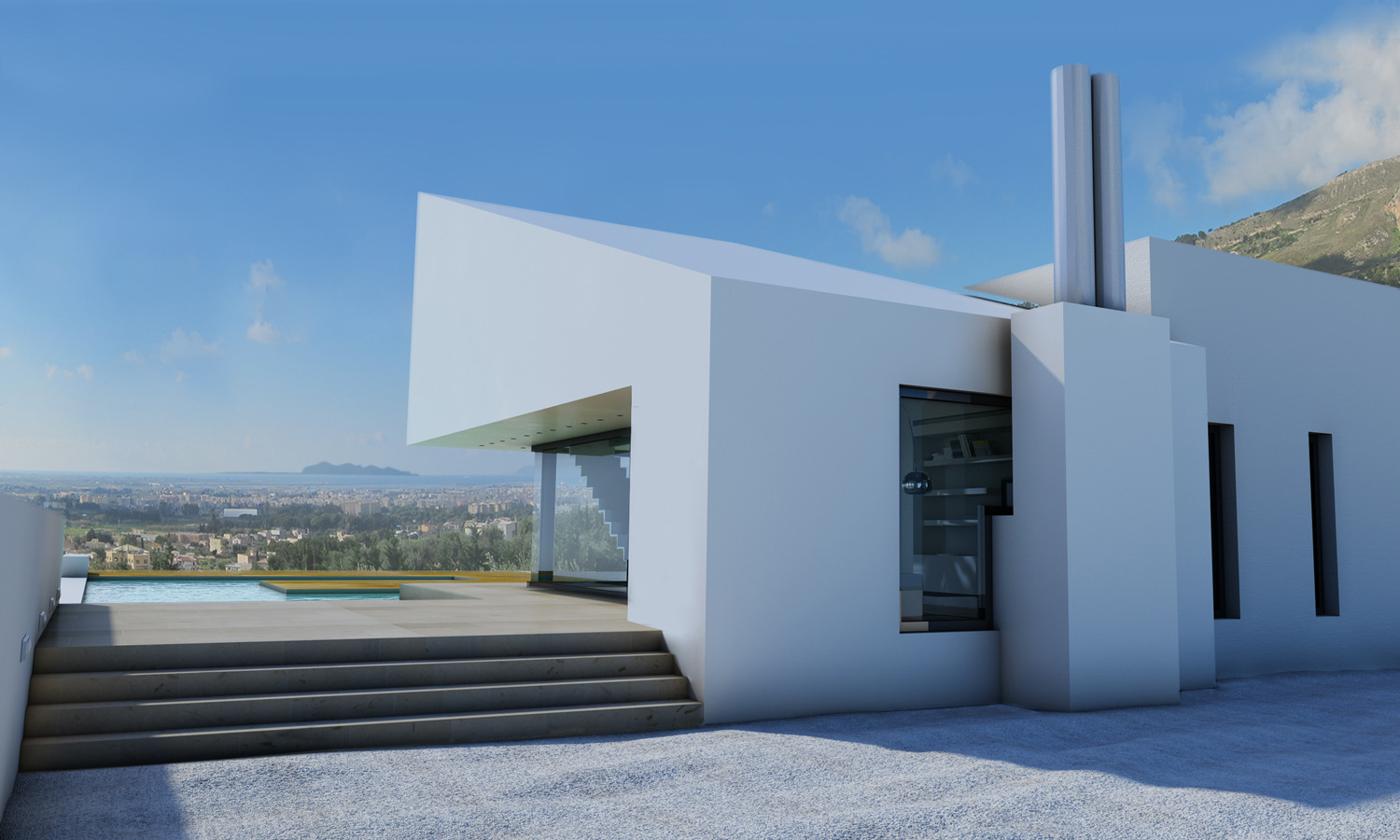 地中海风格住宅设计，内外空间交融对话-7