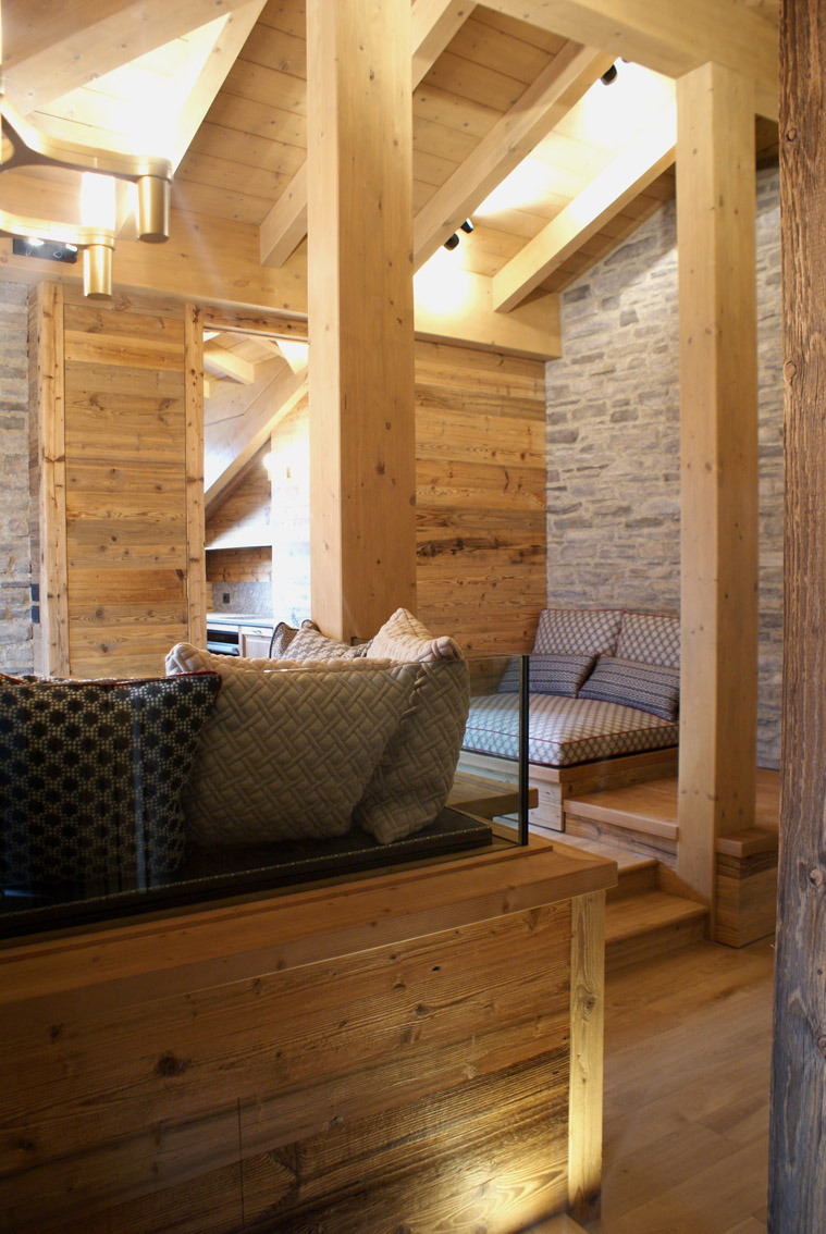 2018 年完成的阿尔卑斯山间别墅设计-12