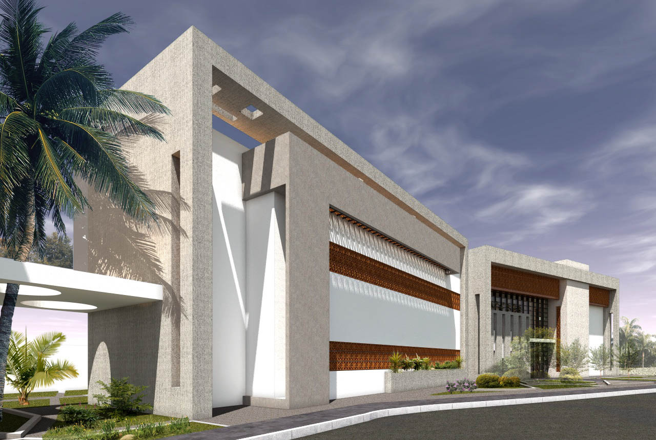 和谐共生的医疗教育中心设计-0