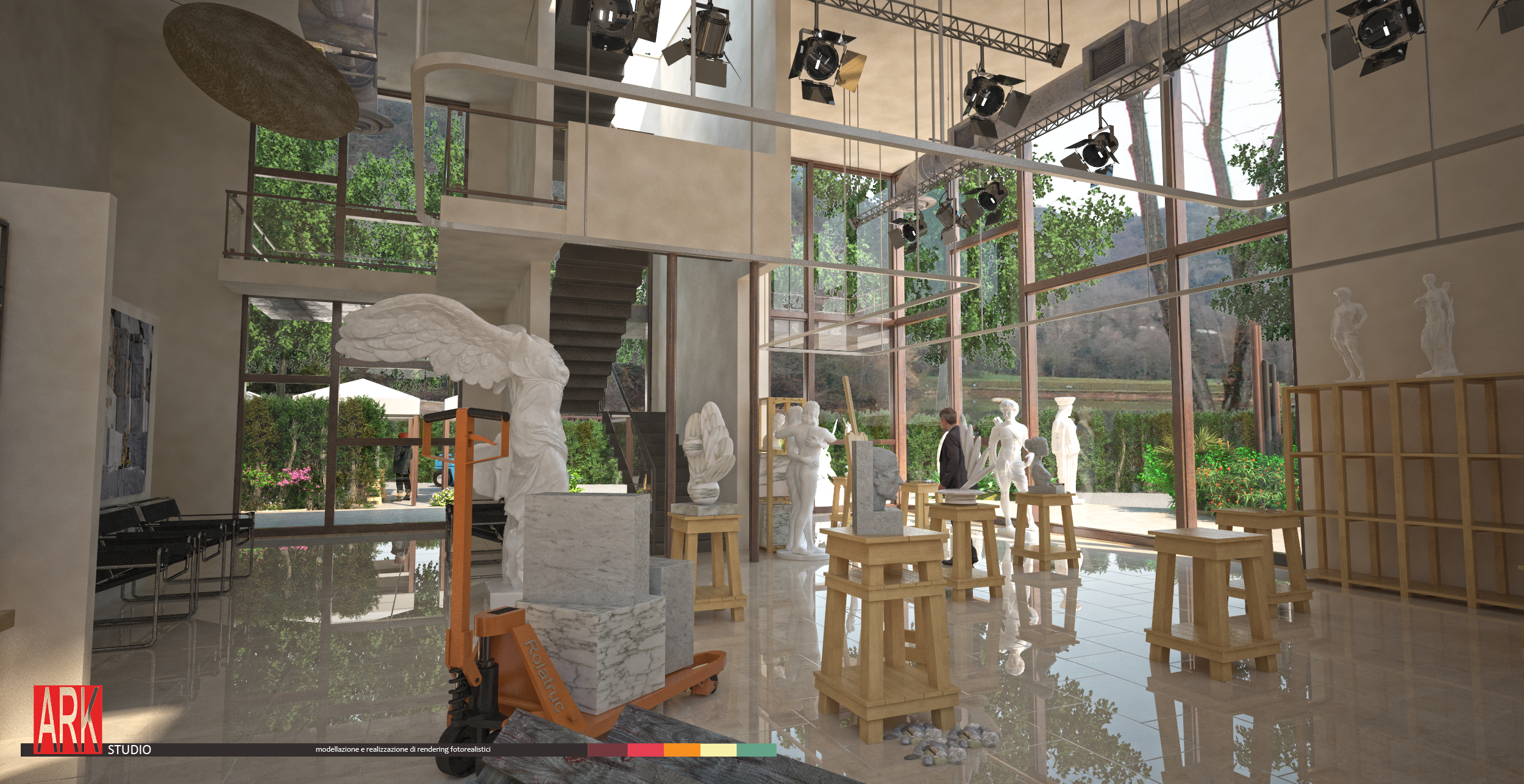 意大利雕塑学校内外部设计赏析-7