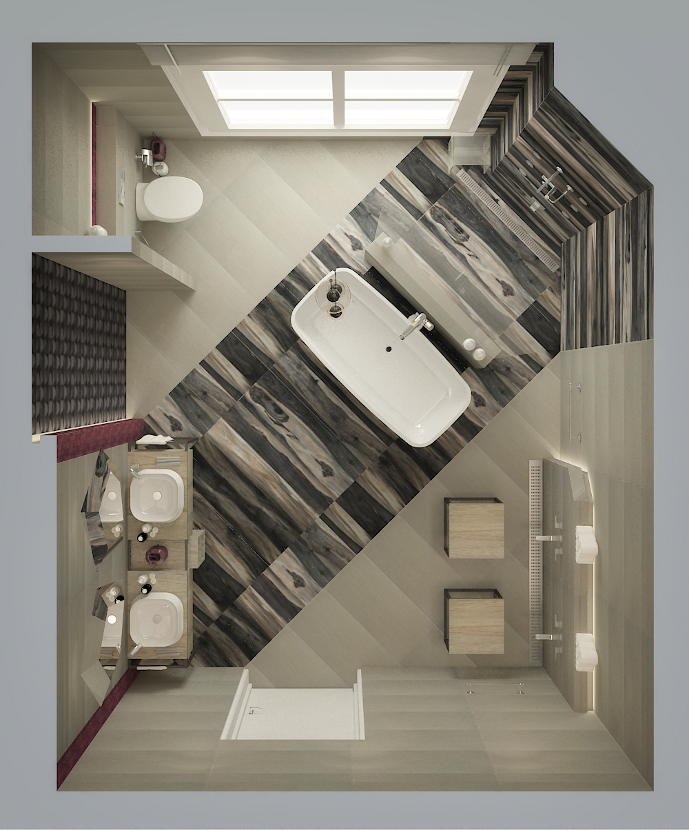 工业风主卫设计 | 开放式布局与自然光的完美融合-4