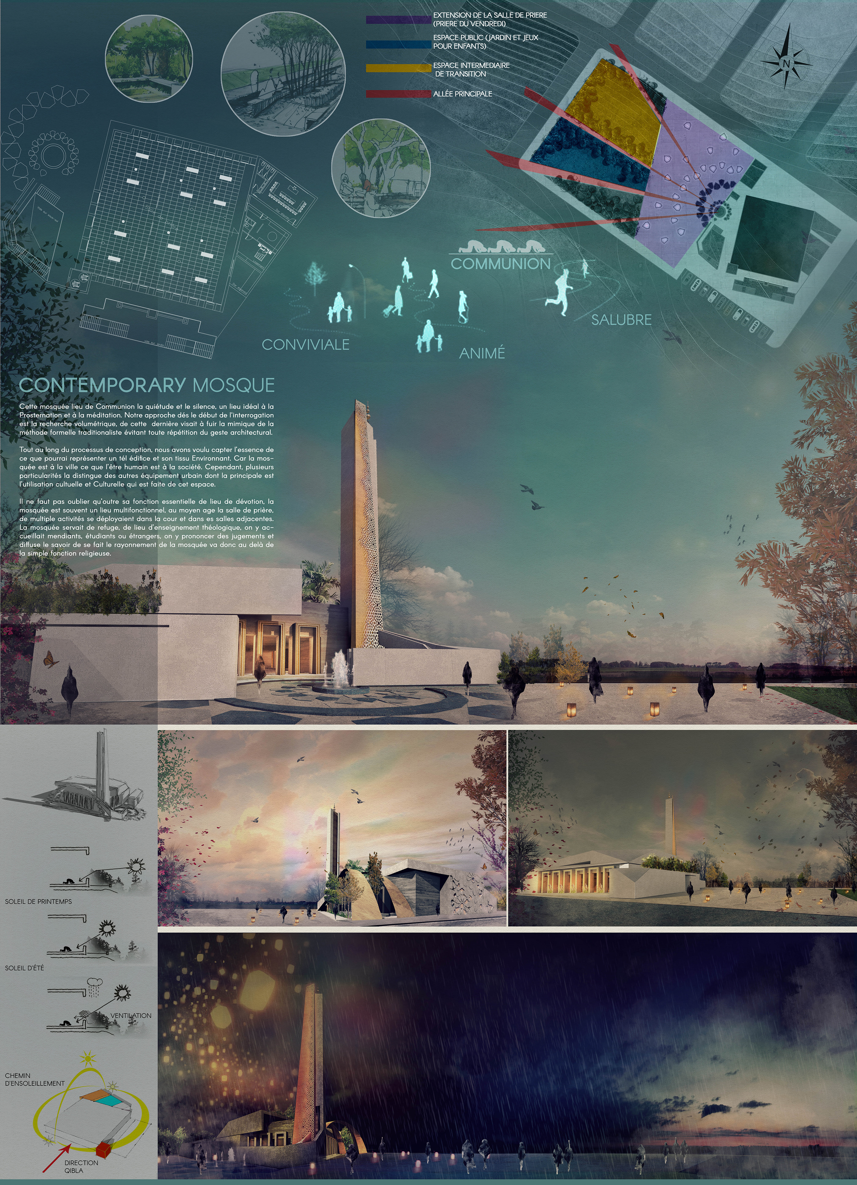 文化穆斯林中心 | 现代清真寺设计-1