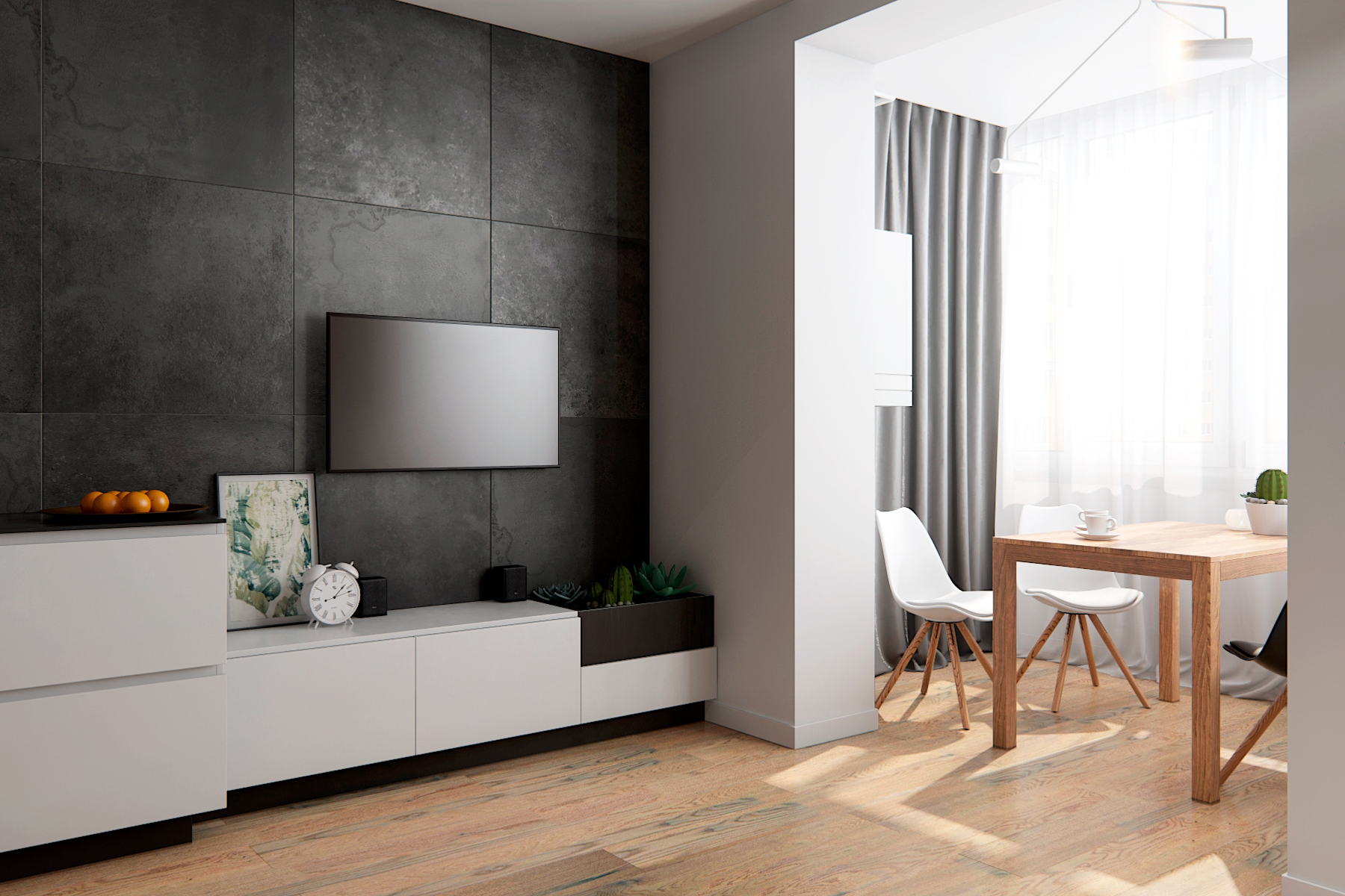 2017 年乌克兰基辅灰色系室内设计案例-6