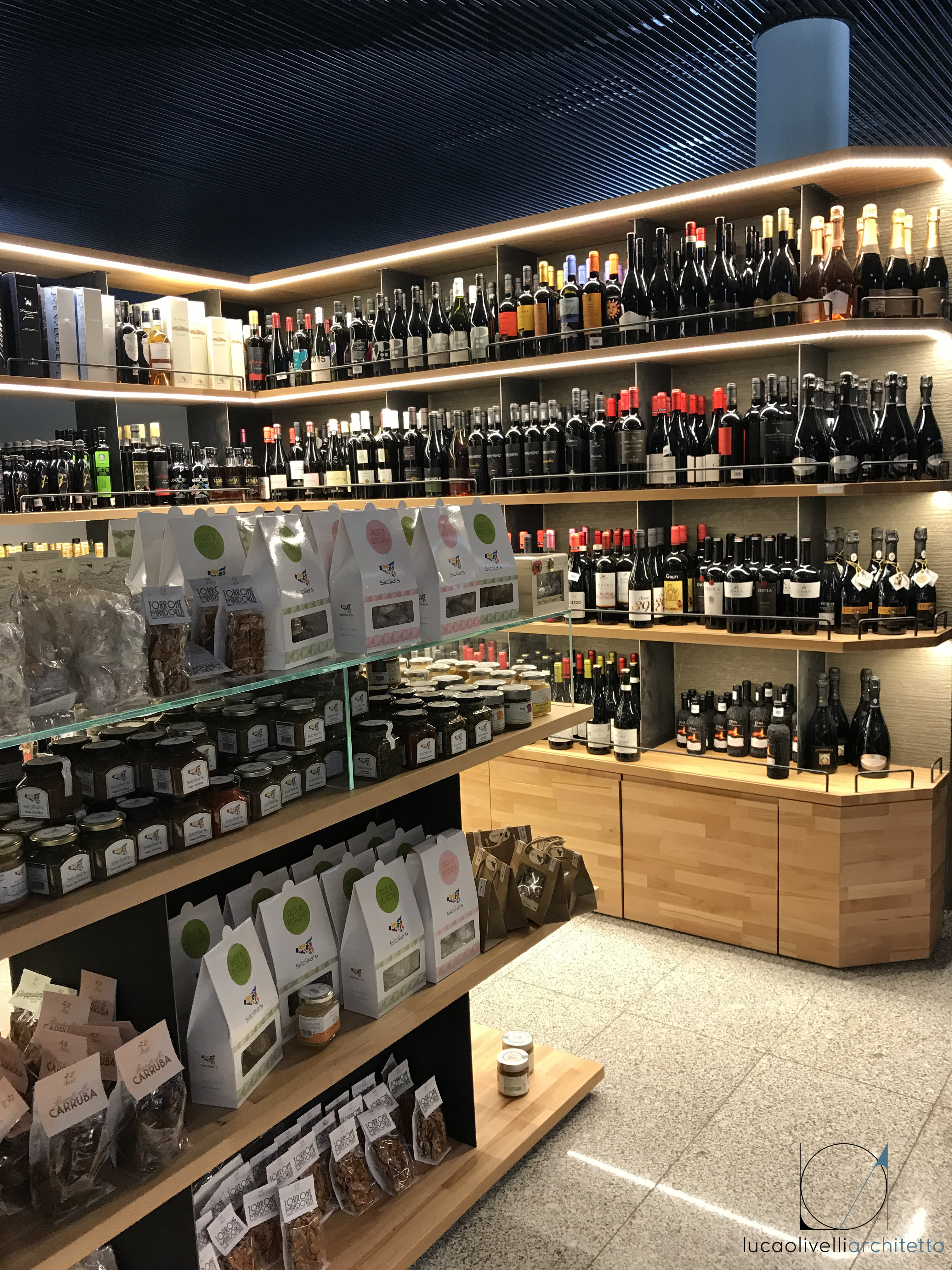 2017 年完成的西西里酒吧餐厅商店室内设计-13