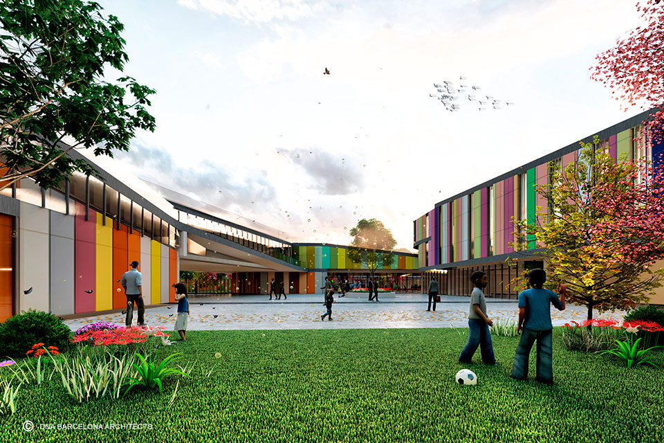 彩虹校园 | 英国学校阿克拉 Ghana 室内设计-10