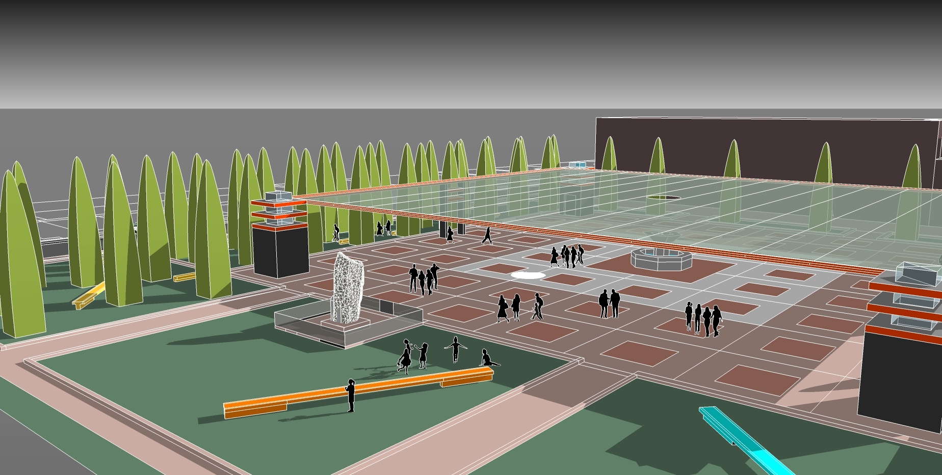 2017 年意大利维罗纳布索伦戈“粮食广场”公共空间设计竞赛-15
