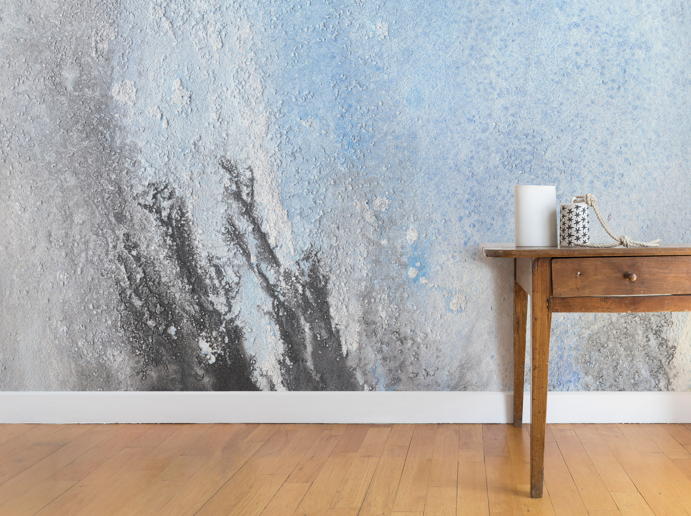 Lindsey Adelman and Calico Wallpaper use salt to pattern underwater-themed products-17