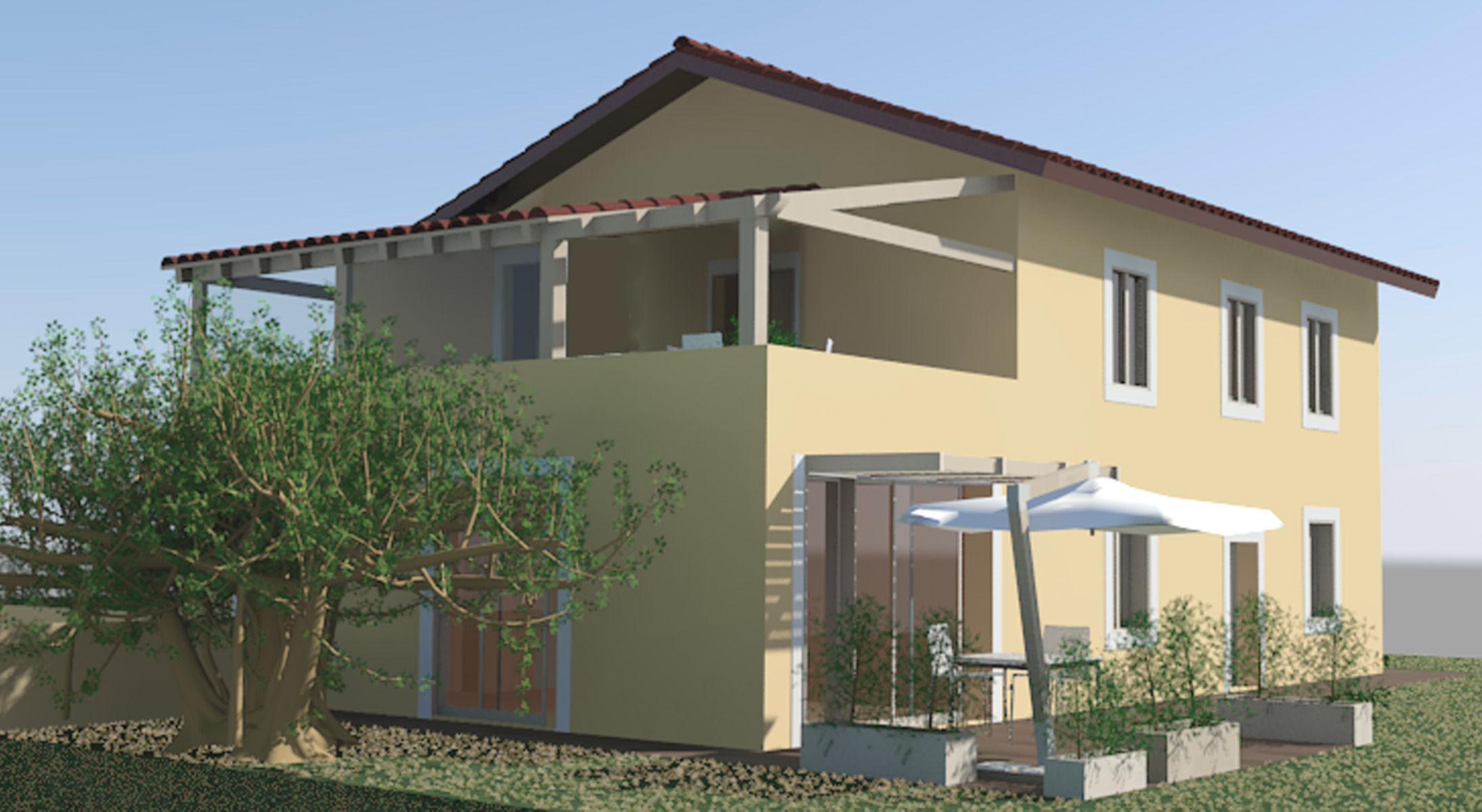 意大利乡村别墅的翻新与扩建-1