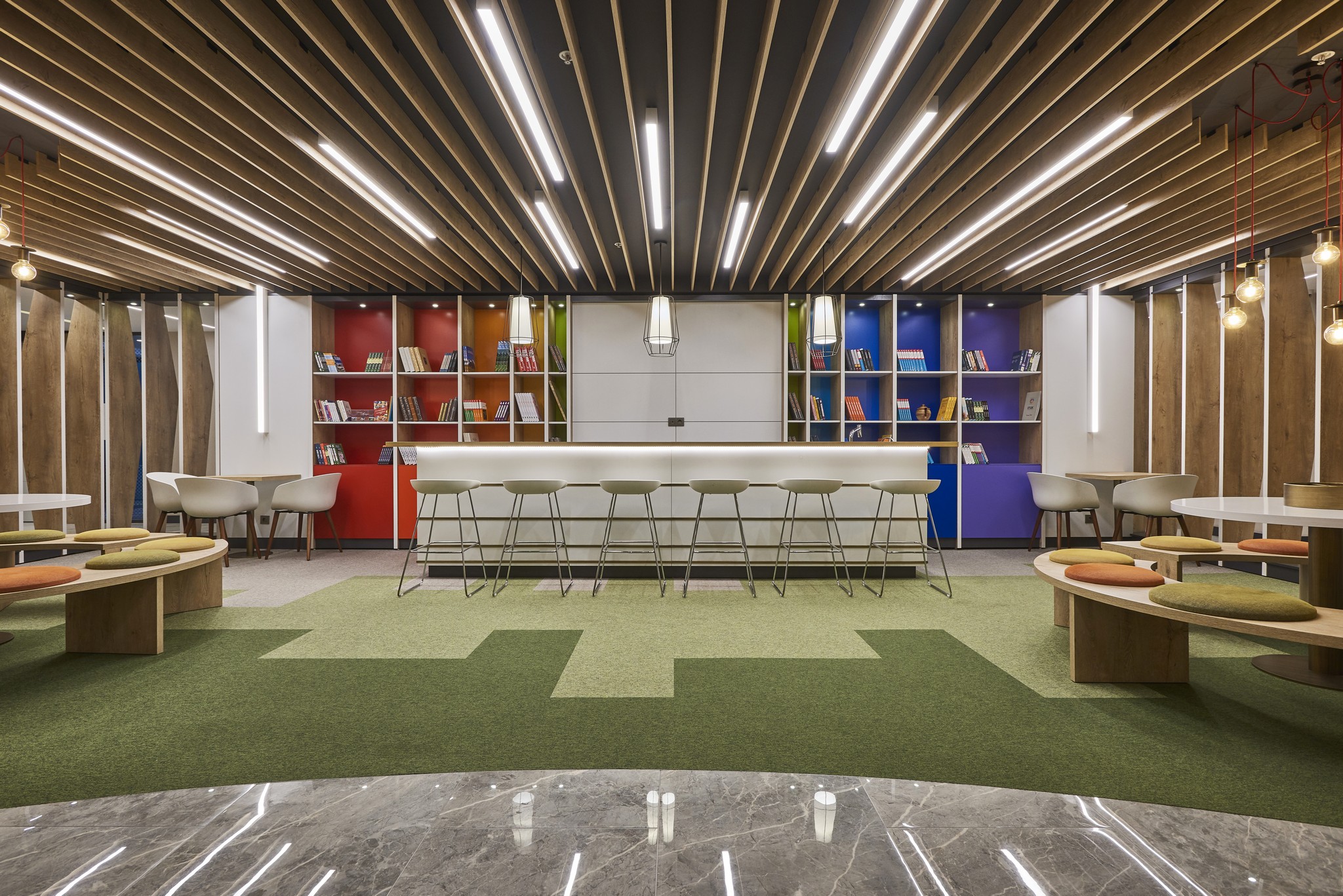 Imak Ofset 管理办公室，现代与有机的融合-8