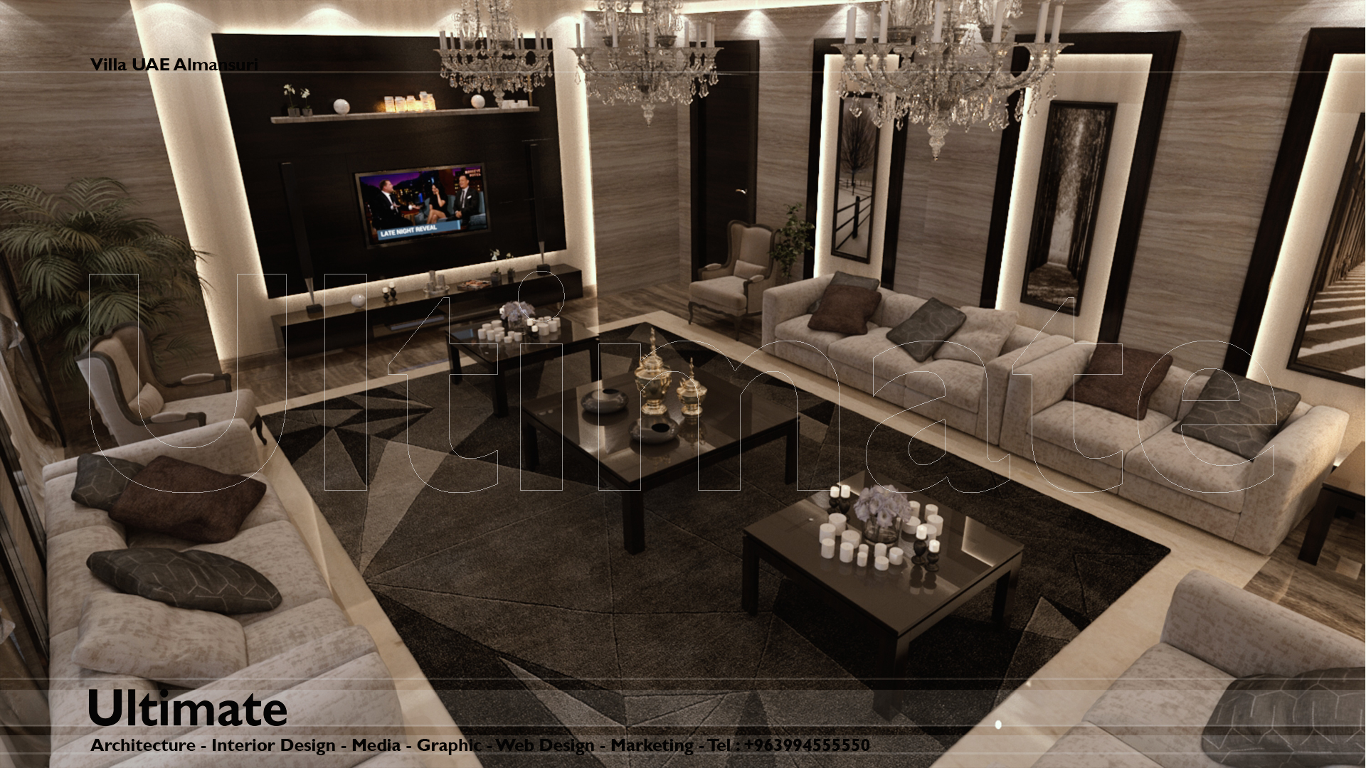 阿联酋 Almansuri 别墅室内设计案例分析-16