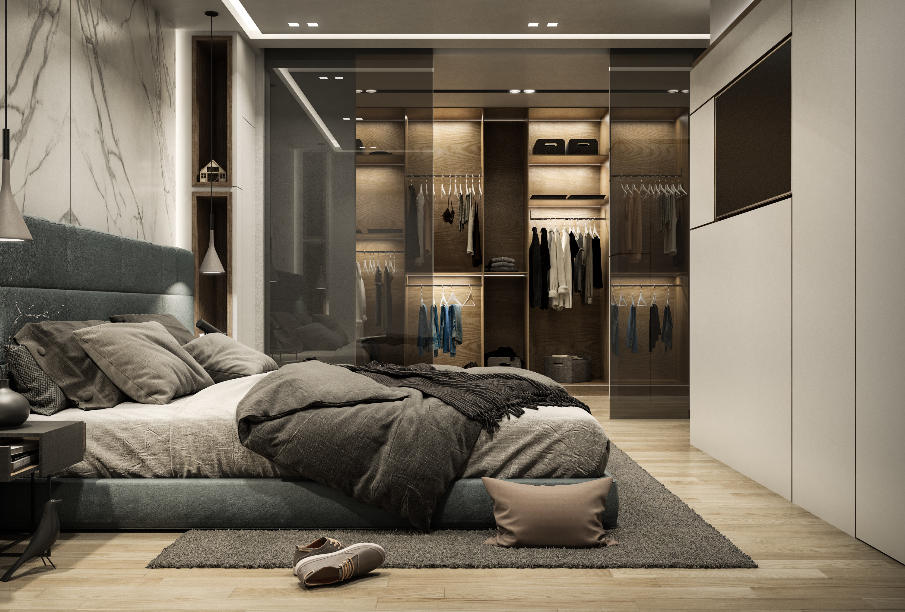 绿意盎然的家庭别墅，室内外无缝对接-9