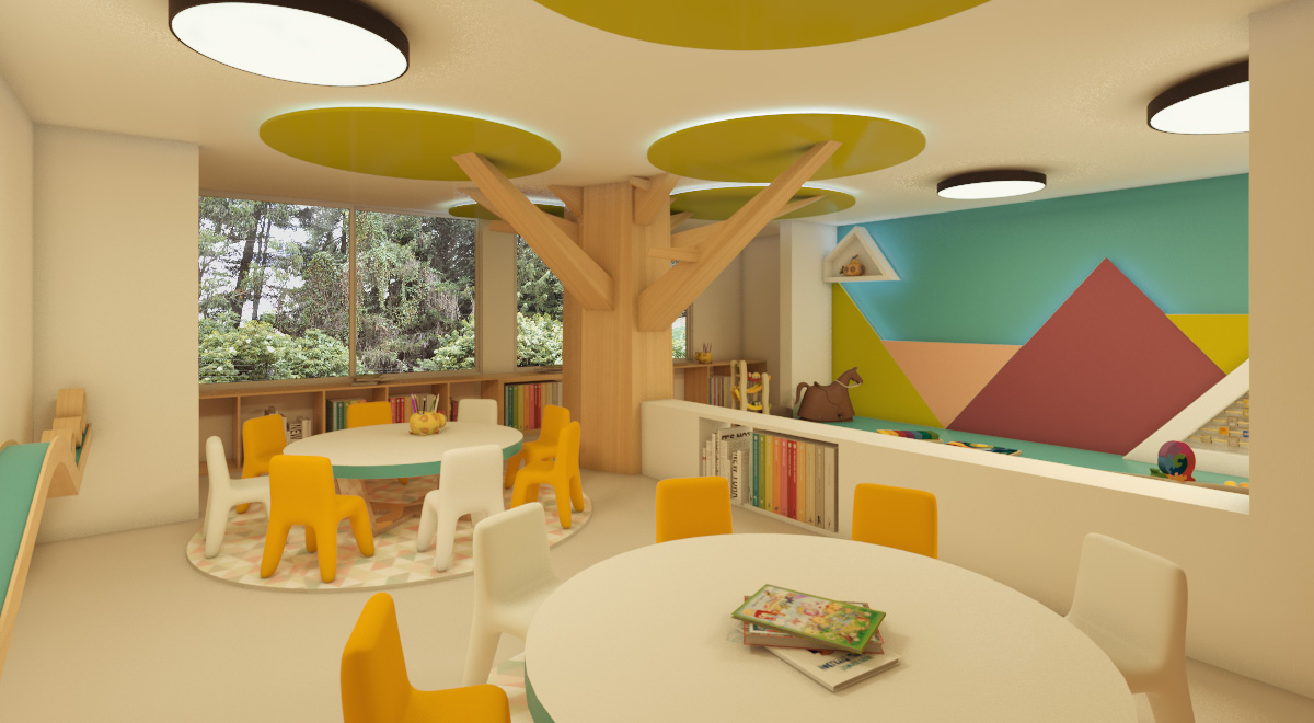 魔法幼儿园 · 哥伦比亚 Abrakadabra 室内设计-16