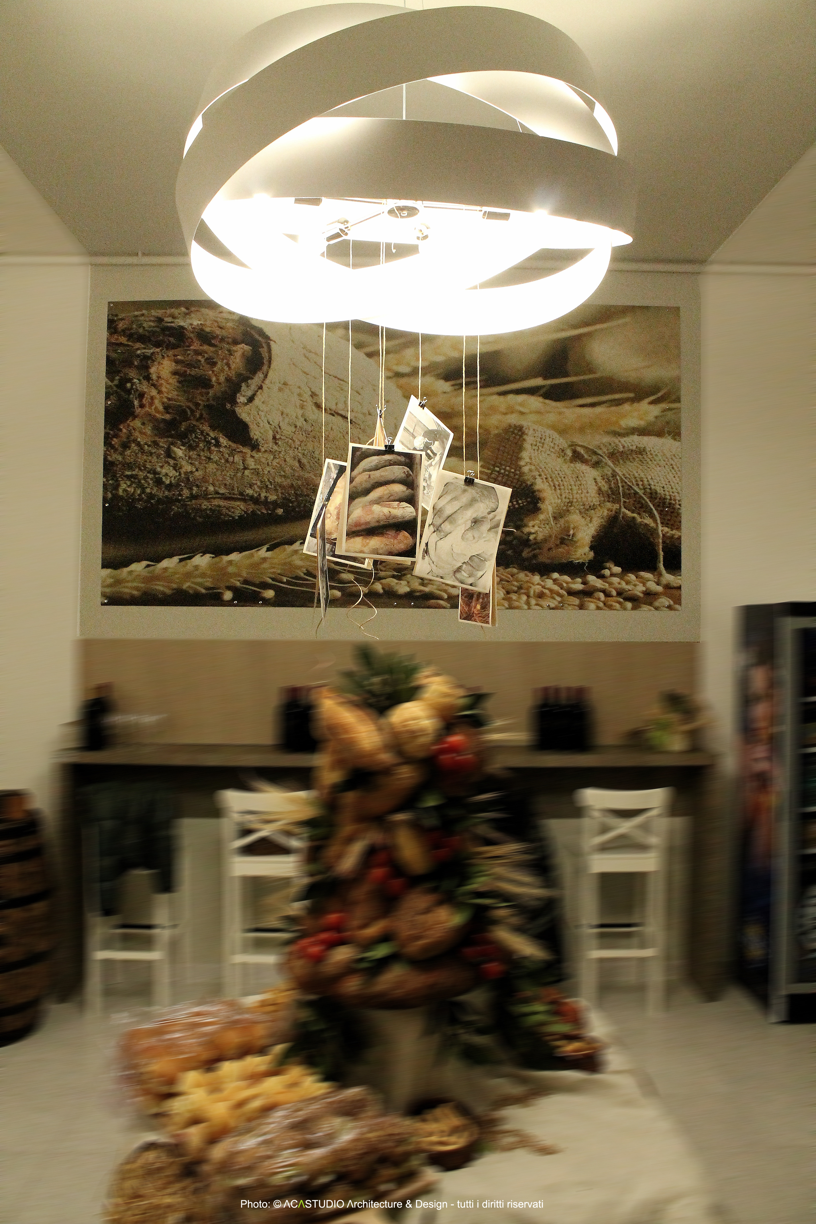 "味道之谷"面包店 | 全流程生产展示的室内设计-5