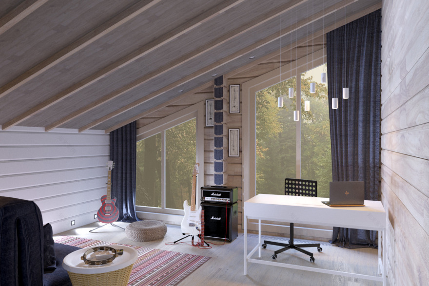 木质空间的艺术 | 温馨二居室的室内设计-42