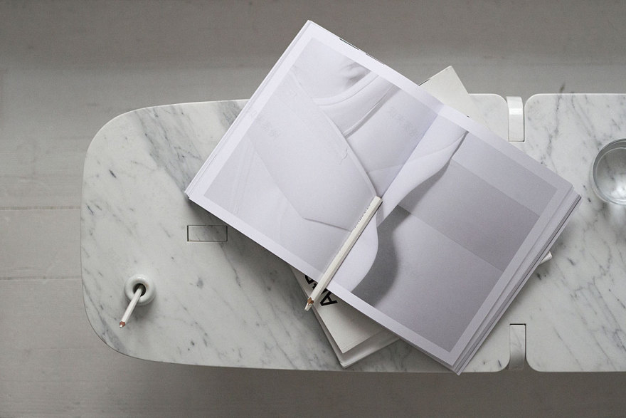 大理石拼接无螺丝桌子 设计巧妙-6