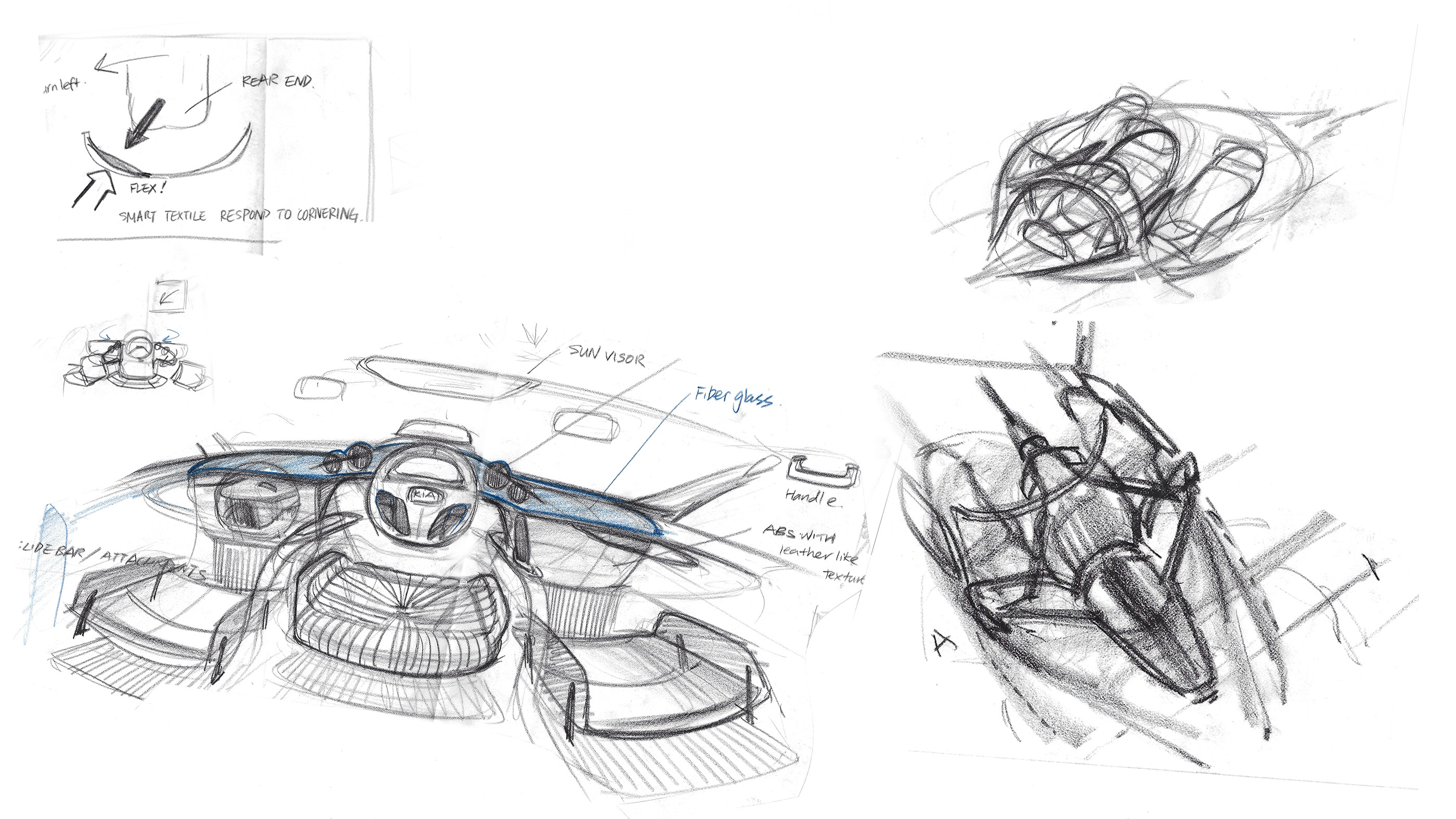 创意三座概念车内饰设计-5
