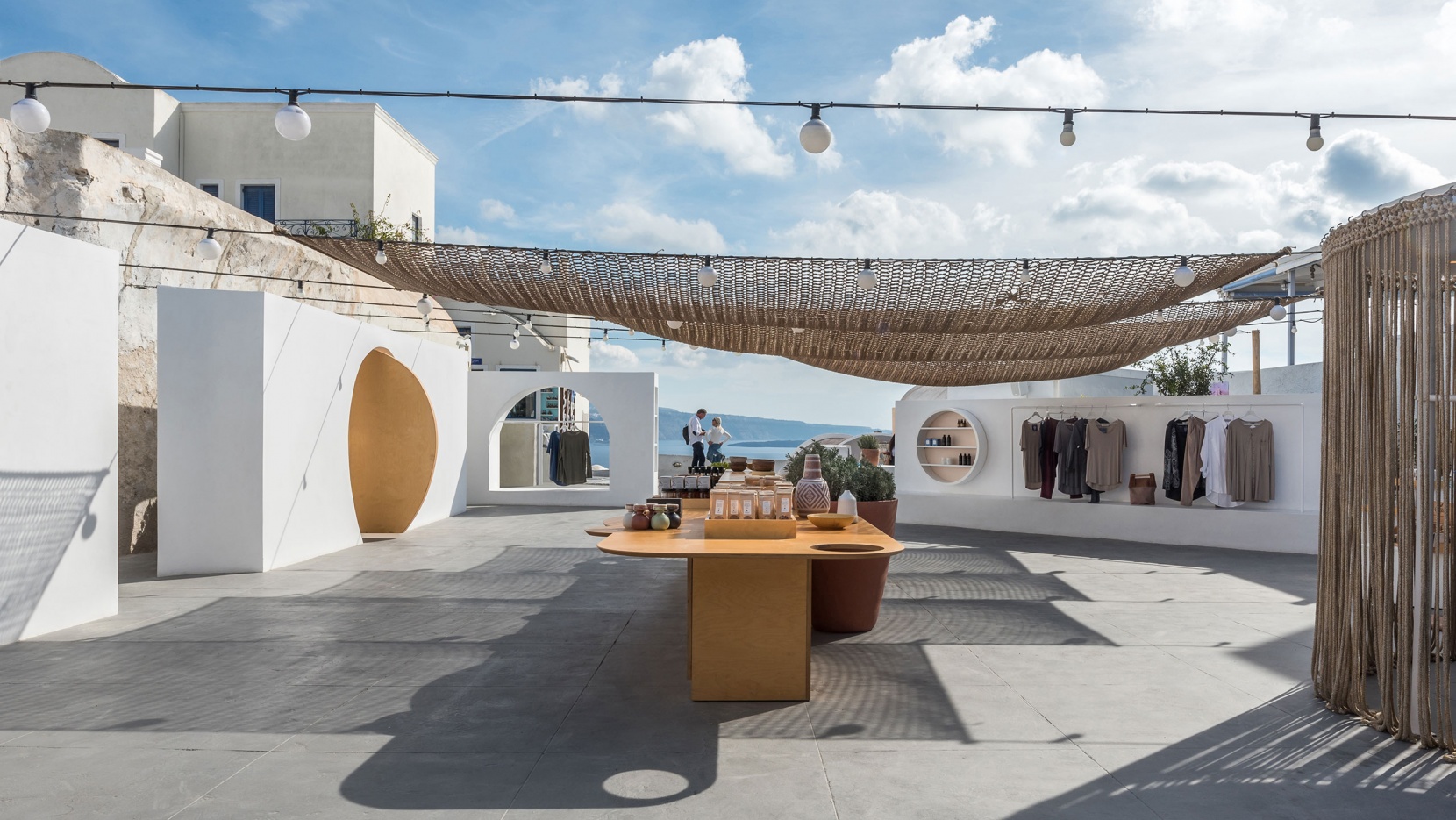 Cycladic Folklore Meets Contemporary Modernism at the Open Market on Santorini Island-0