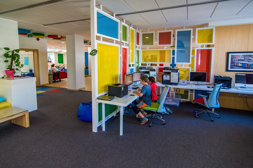 美国社区学校图书馆设计-1