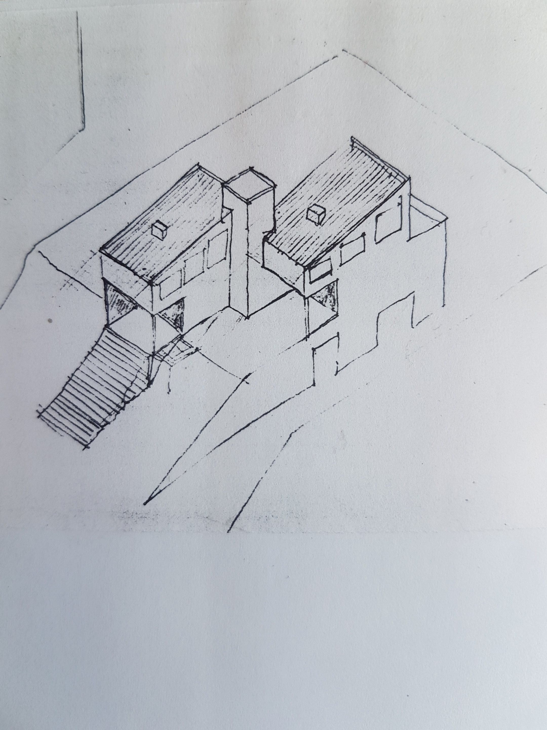 意大利橄榄树丛中的双层别墅设计-17