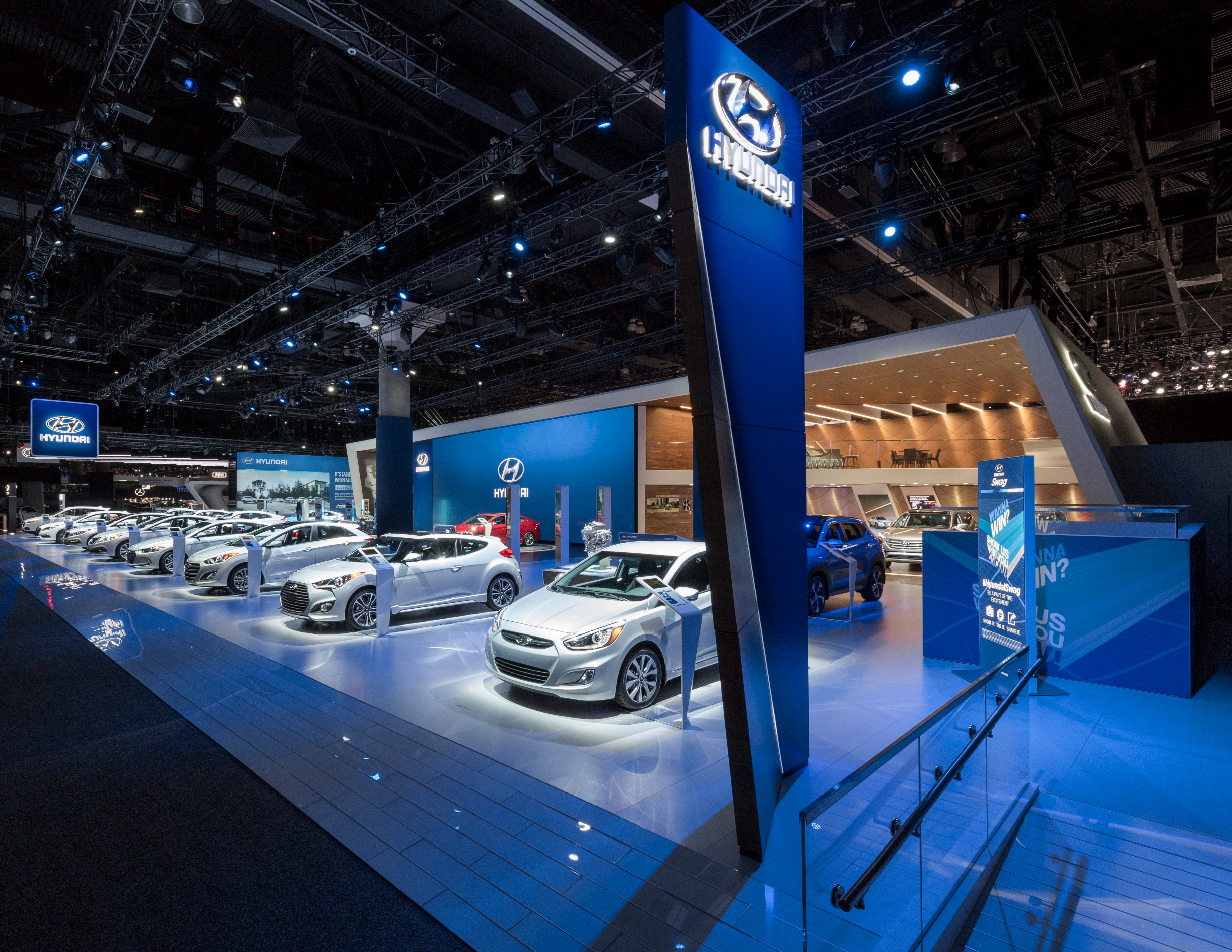 现代汽车洛杉矶车展 2016 展示空间设计-9